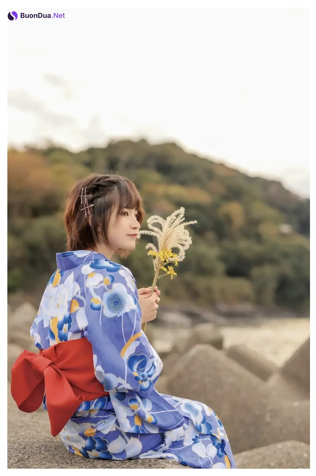 Ran Himeno 姫野らん, ヌード写真集 「綿毛が舞うように」 Set.01 - Photo 11