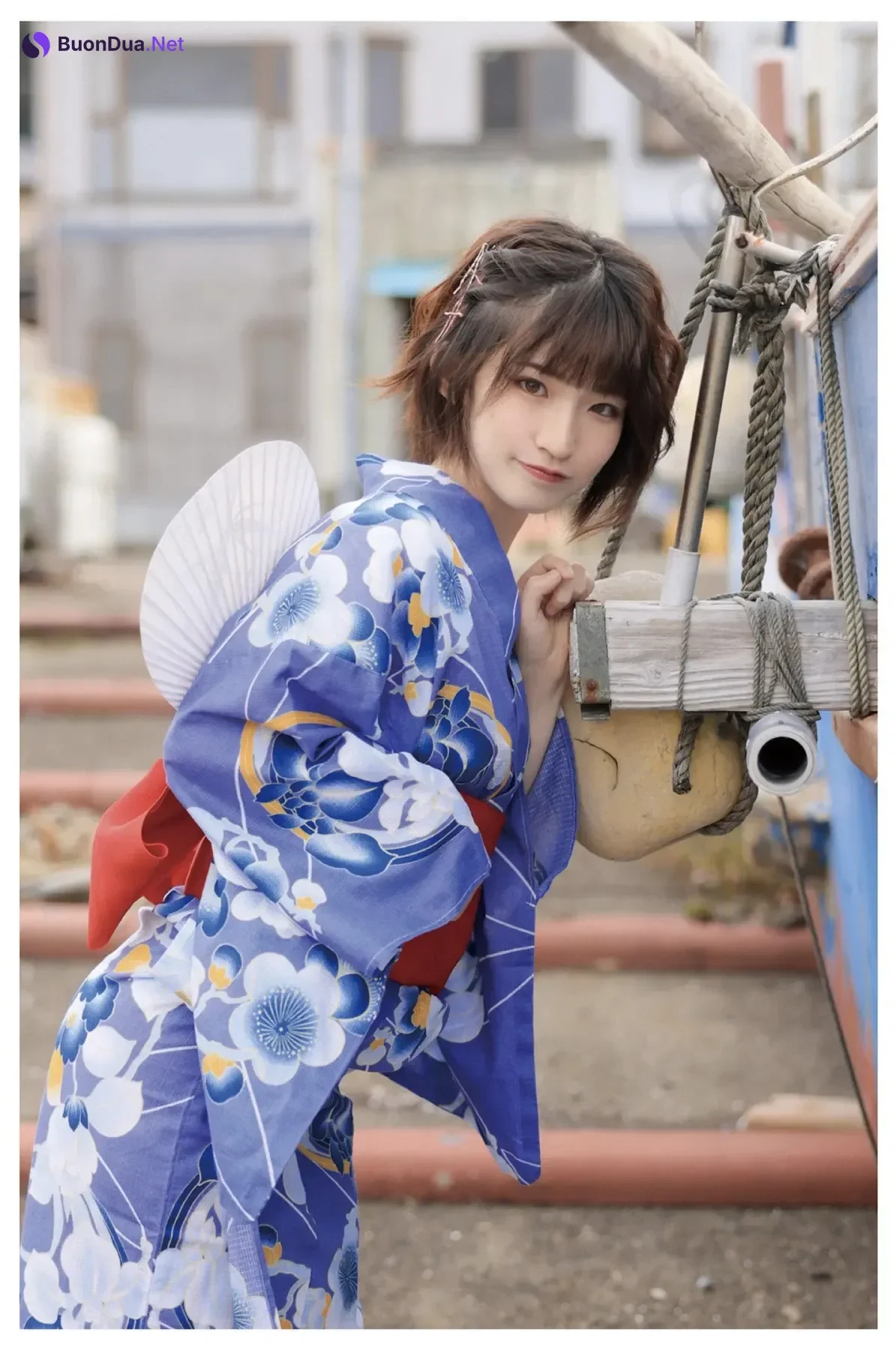Ran Himeno 姫野らん, ヌード写真集 「綿毛が舞うように」 Set.01 - Photo 6