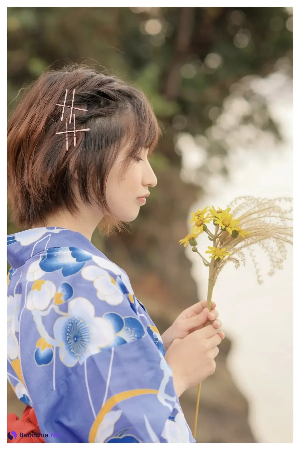 Ran Himeno 姫野らん, ヌード写真集 「綿毛が舞うように」 Set.01 - Photo 9