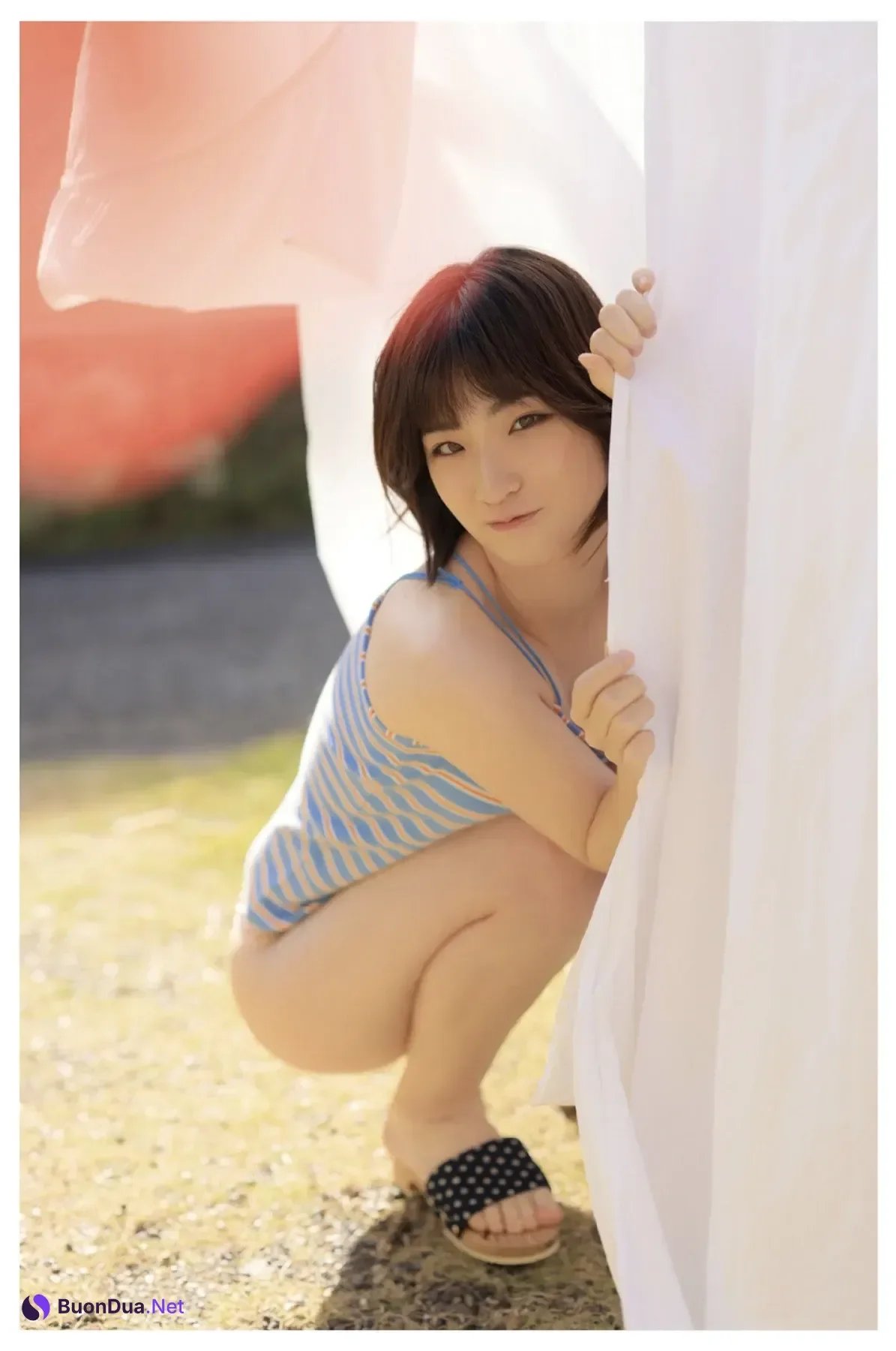 Ran Himeno 姫野らん, ヌード写真集 「綿毛が舞うように」 Set.03 - Photo 4