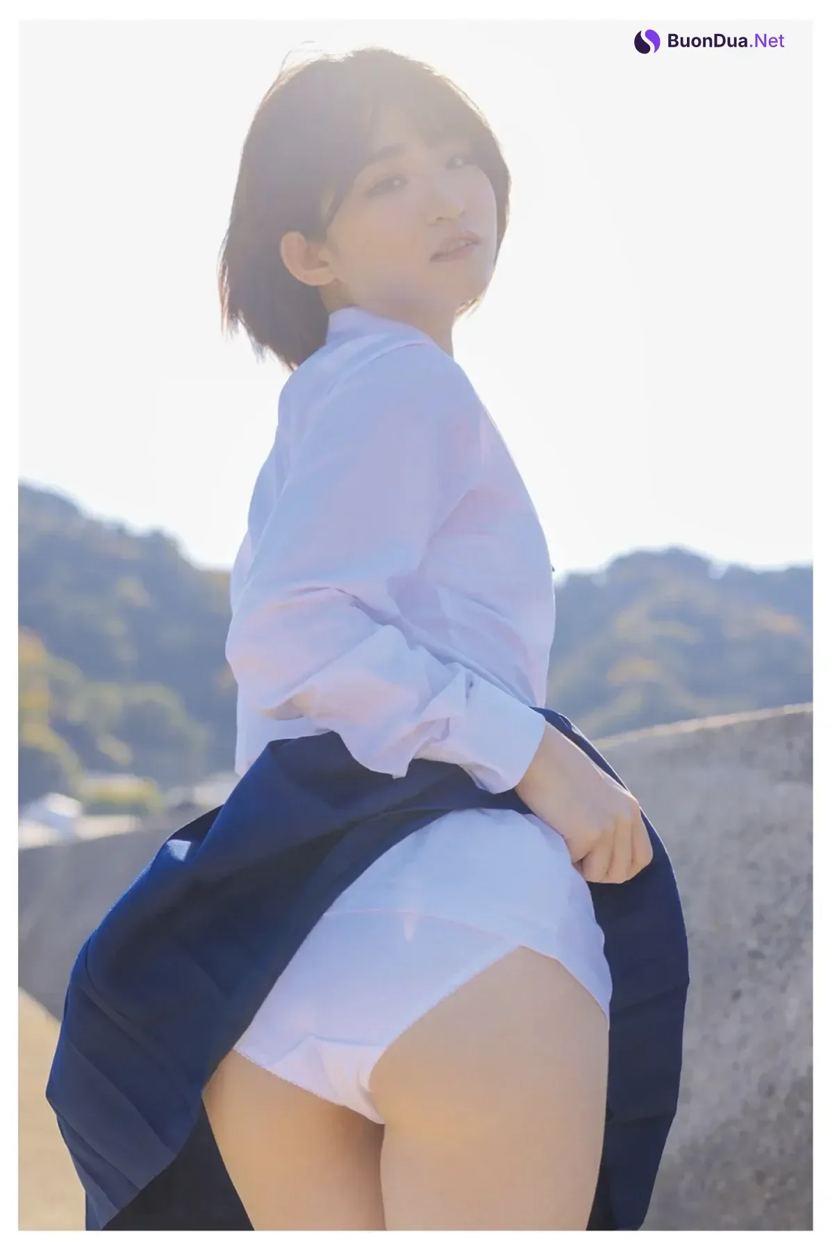 Ran Himeno 姫野らん, ヌード写真集 「綿毛が舞うように」 Set.04 - Photo 16