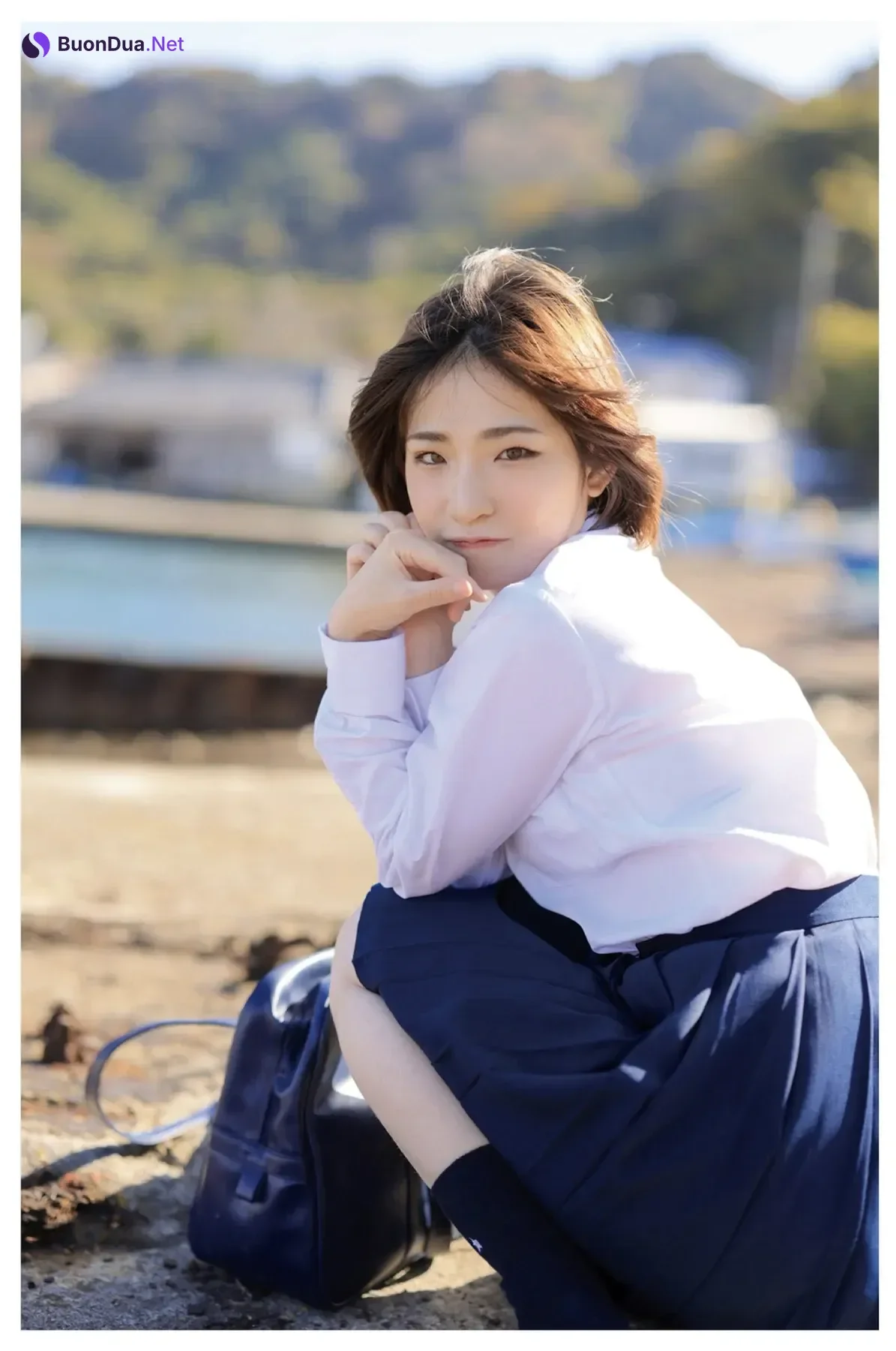 Ran Himeno 姫野らん, ヌード写真集 「綿毛が舞うように」 Set.04 - Photo 3