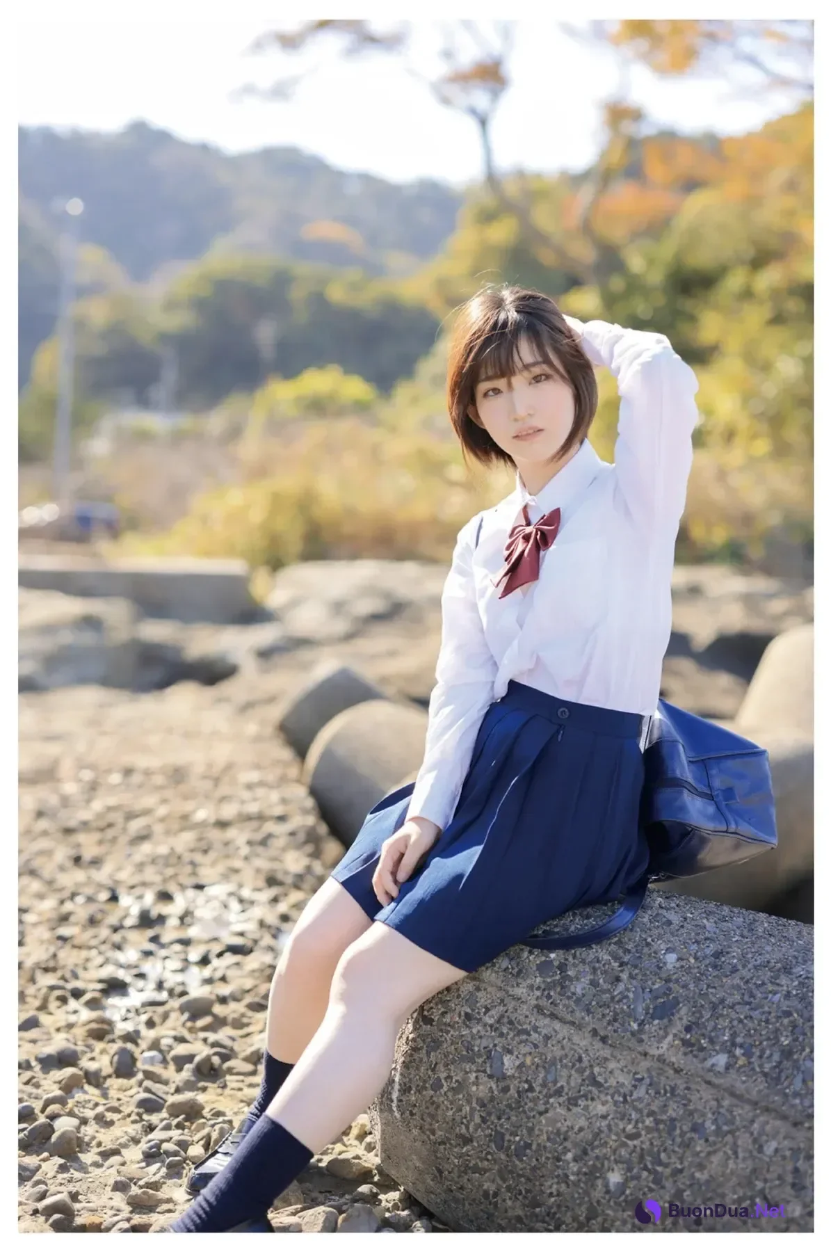 Ran Himeno 姫野らん, ヌード写真集 「綿毛が舞うように」 Set.04 - Photo 4