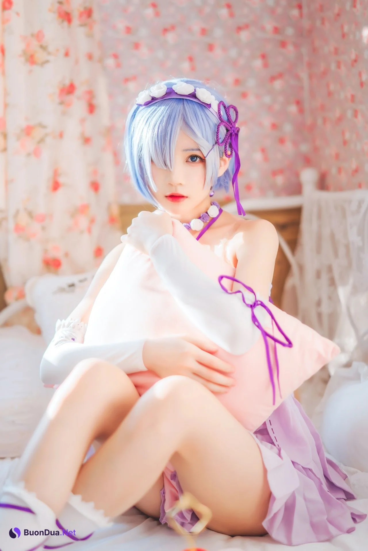 [桜桃喵] Rem レム 蕾姆小睡裙 - Photo 11