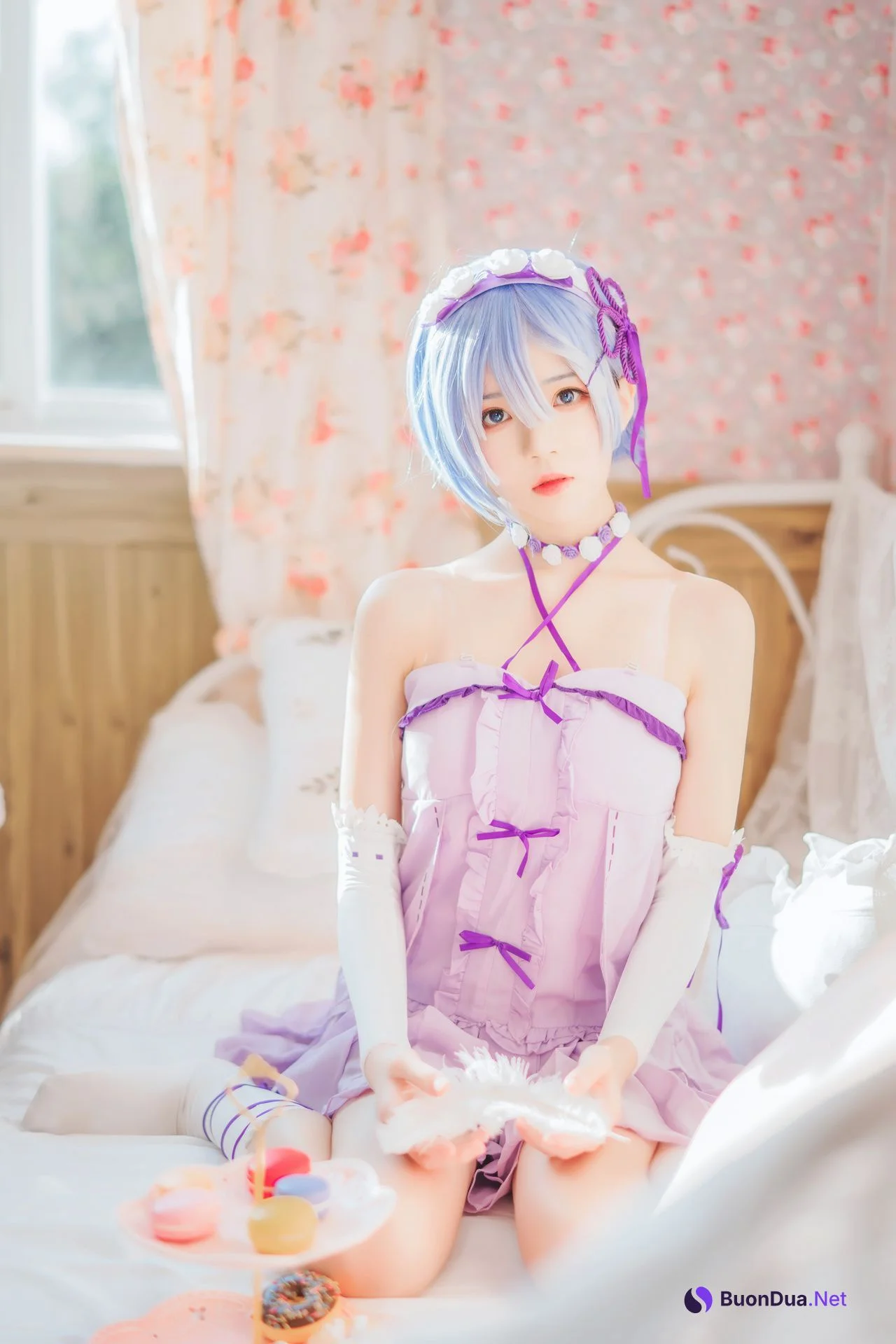 [桜桃喵] Rem レム 蕾姆小睡裙 - Photo 12