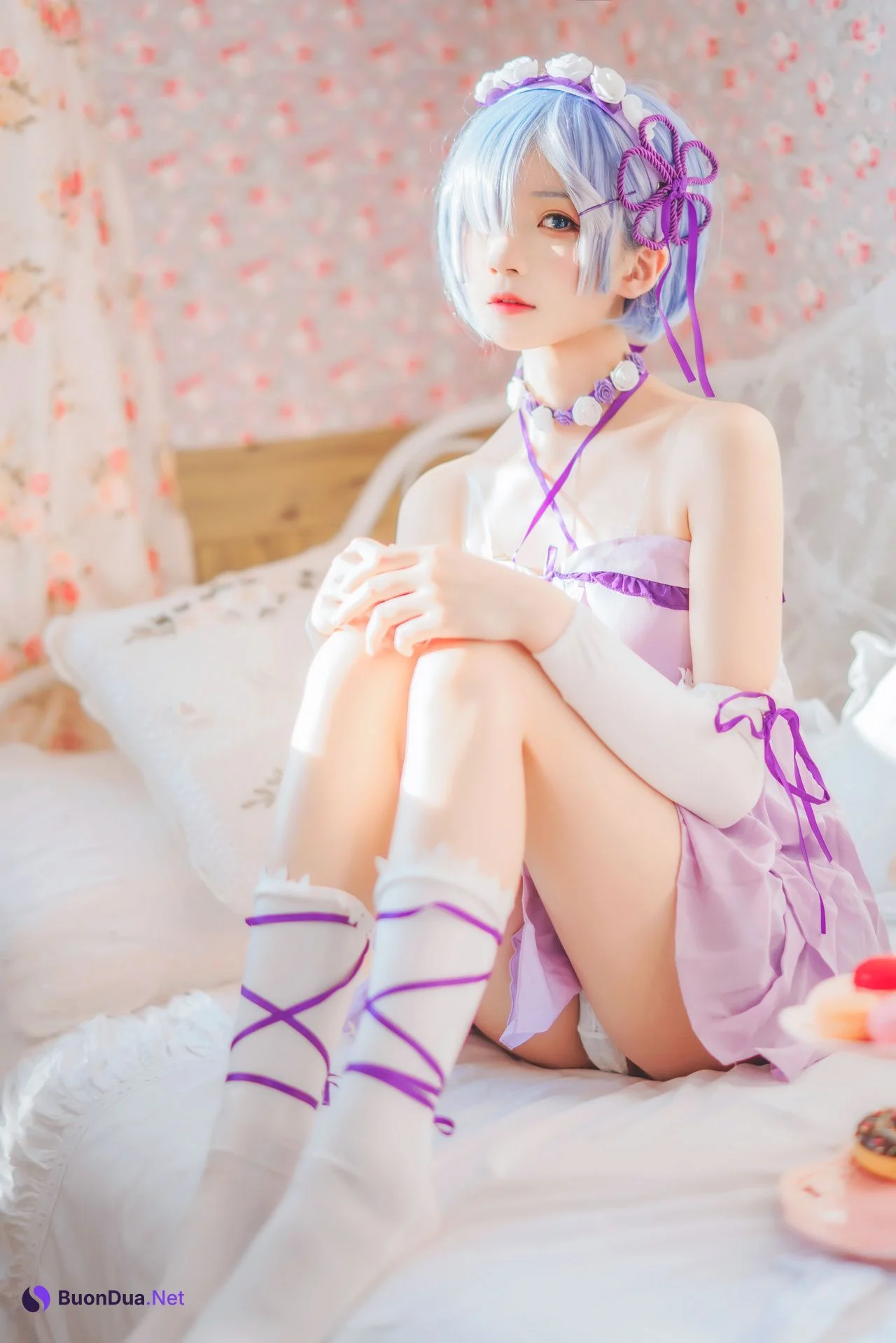 [桜桃喵] Rem レム 蕾姆小睡裙 - Photo 2