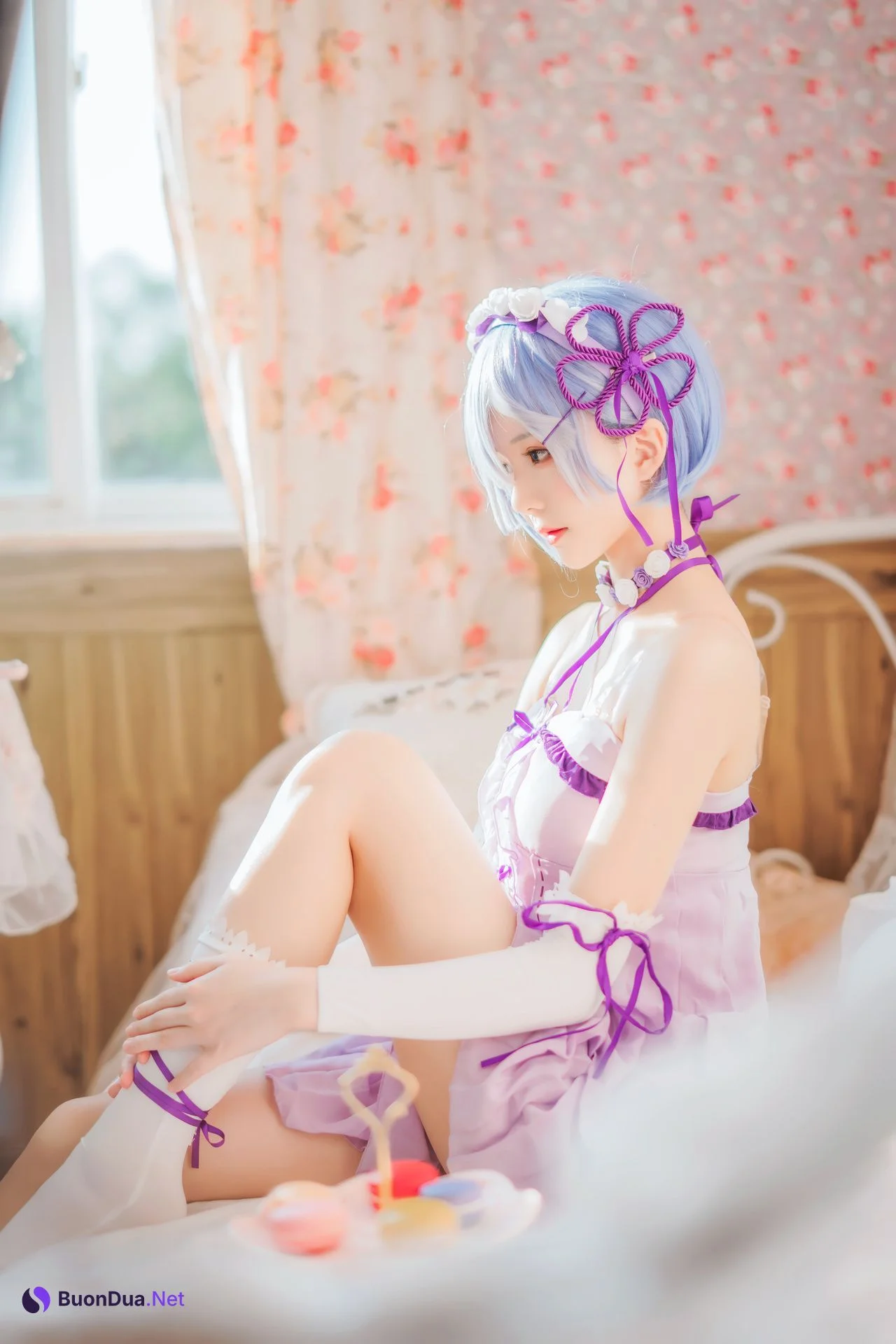 [桜桃喵] Rem レム 蕾姆小睡裙 - Photo 4