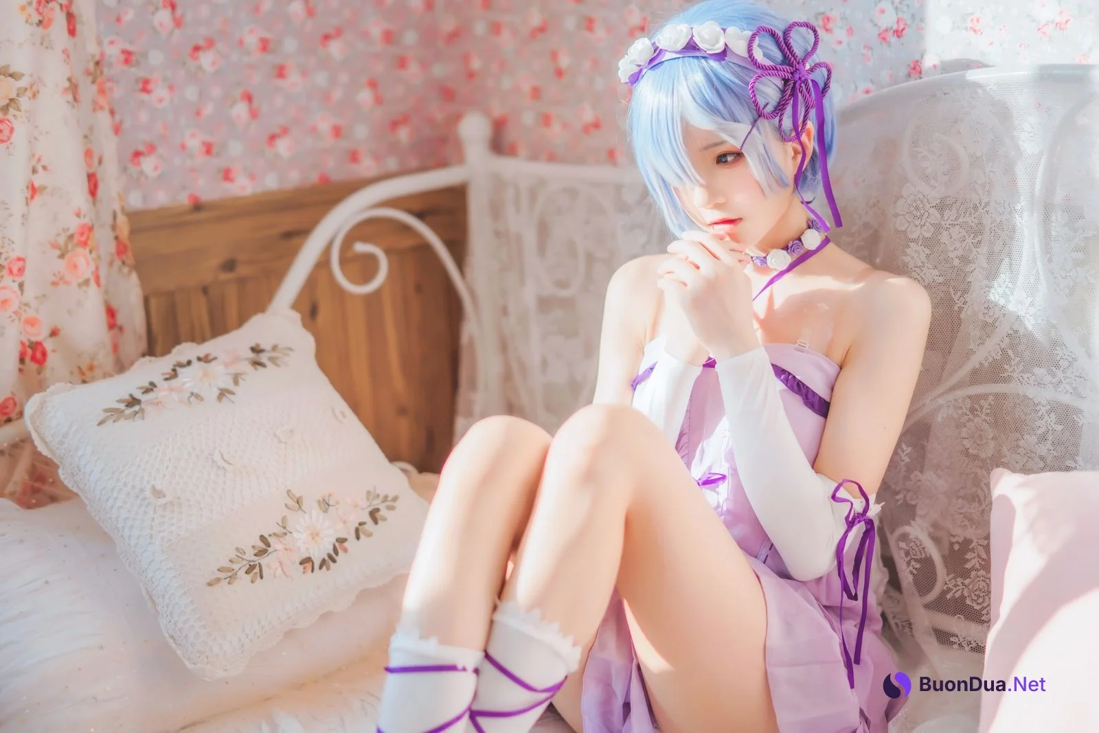 [桜桃喵] Rem レム 蕾姆小睡裙 - Photo 6