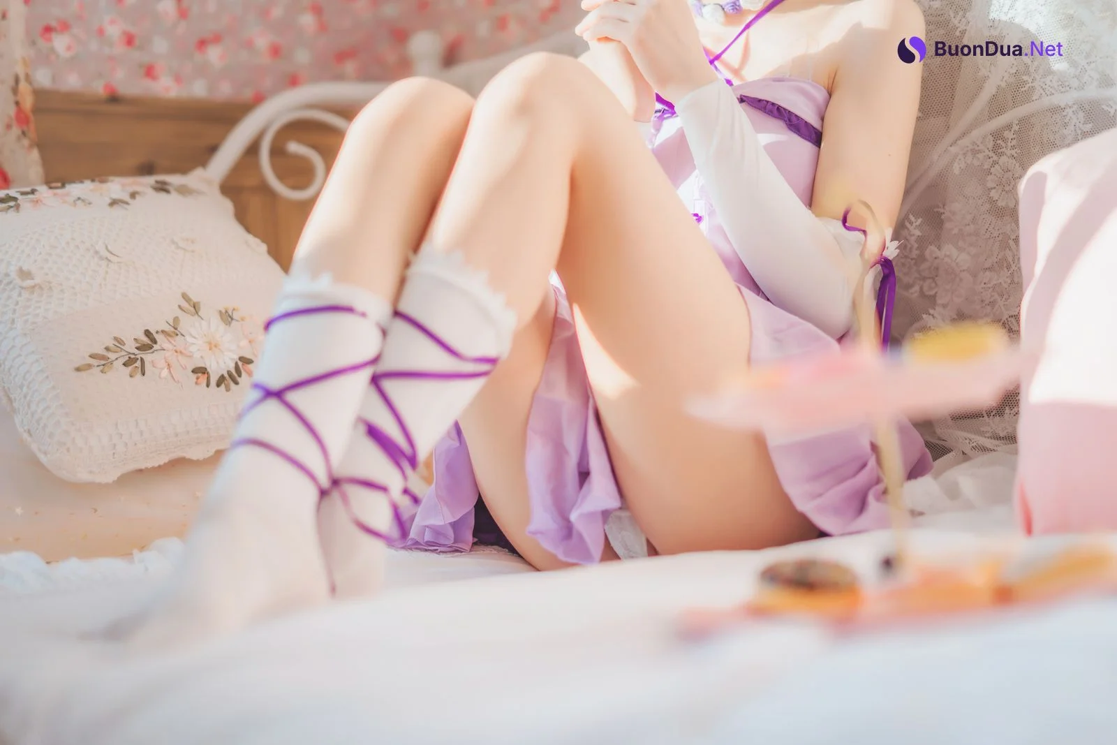 [桜桃喵] Rem レム 蕾姆小睡裙 - Photo 7