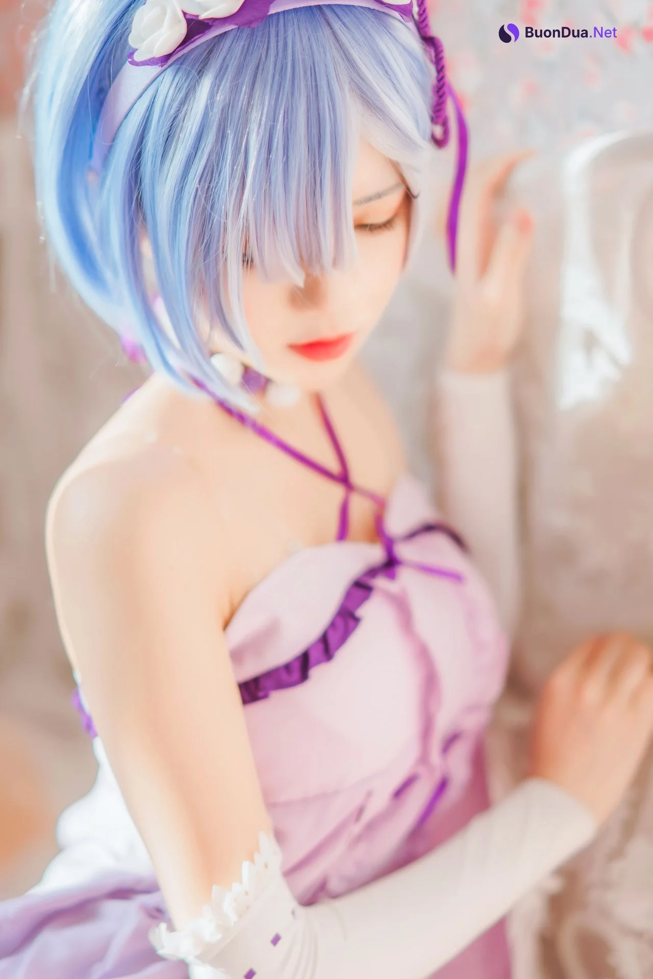 [桜桃喵] Rem レム 蕾姆小睡裙 - Photo 9