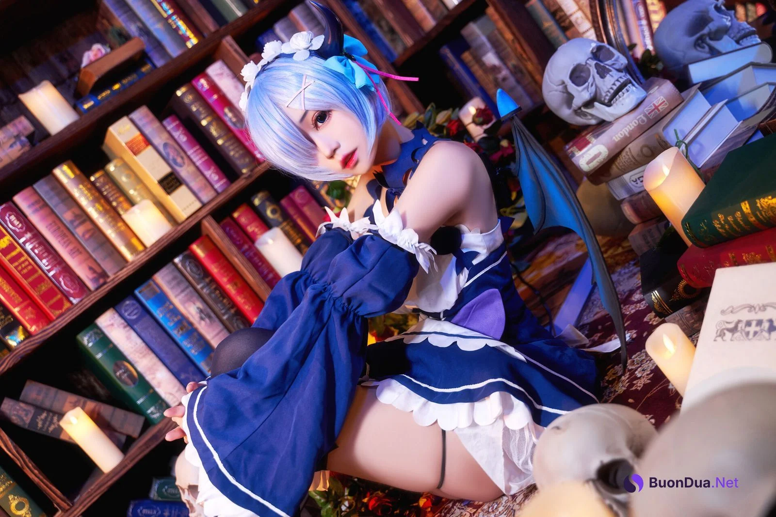 [猫君君] 雷姆小恶魔 Rem Little Devil - Photo 10