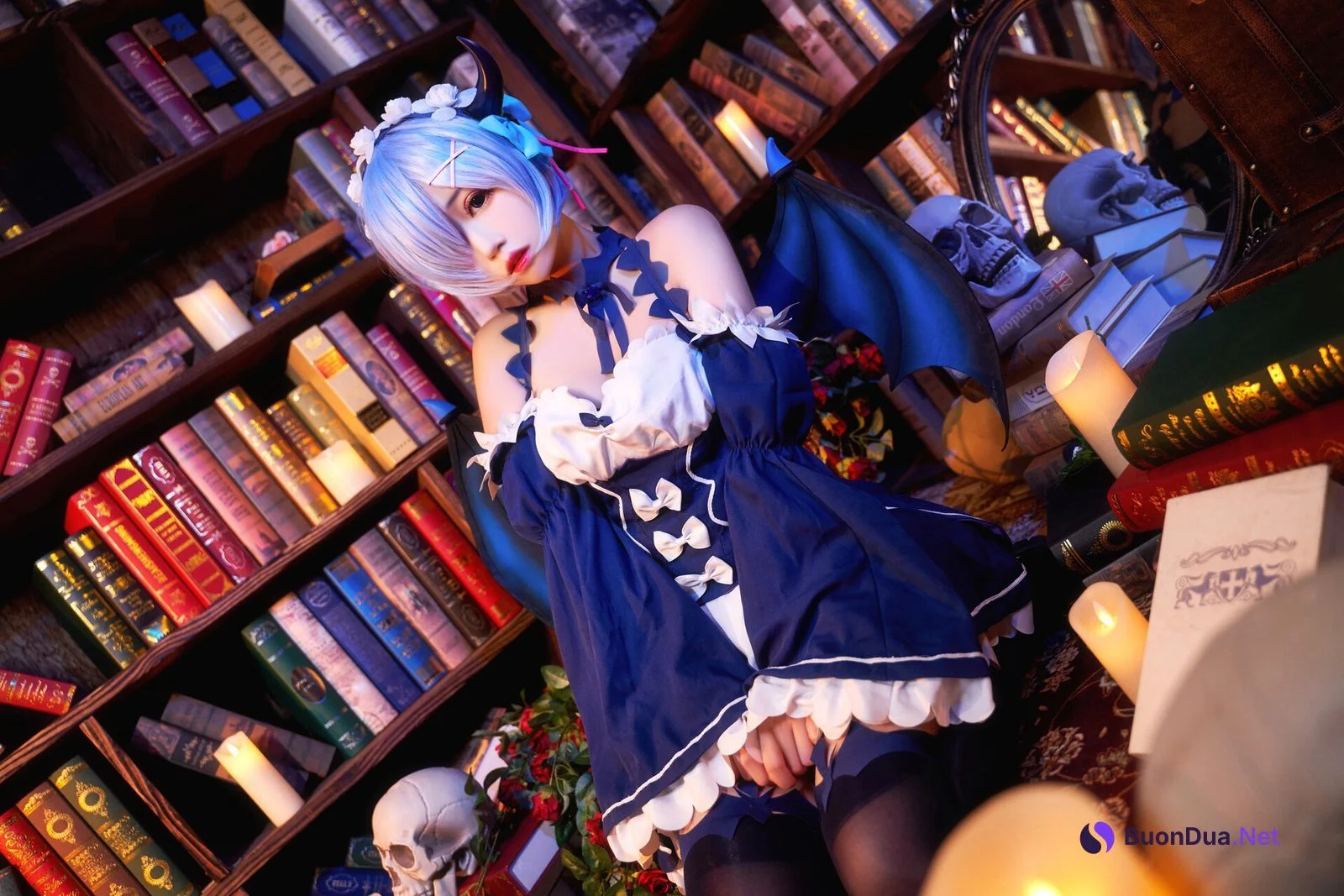 [猫君君] 雷姆小恶魔 Rem Little Devil - Photo 12