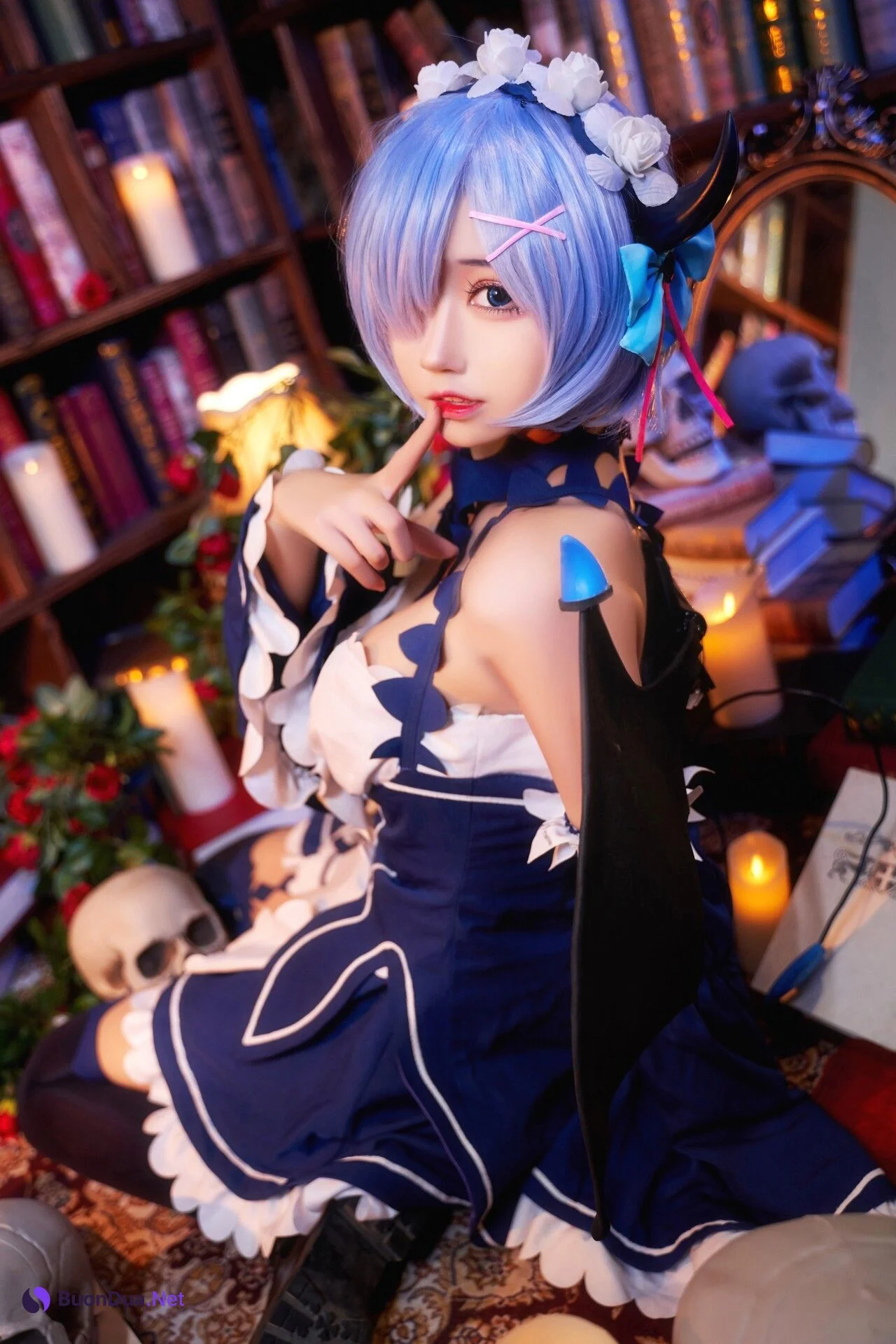 [猫君君] 雷姆小恶魔 Rem Little Devil - Photo 14