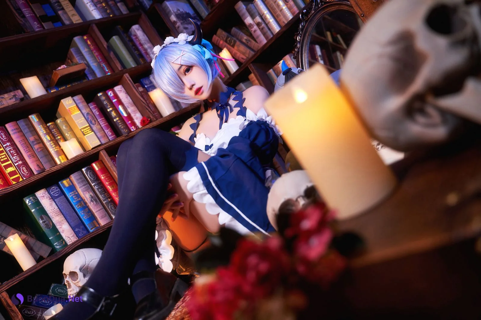 [猫君君] 雷姆小恶魔 Rem Little Devil - Photo 6