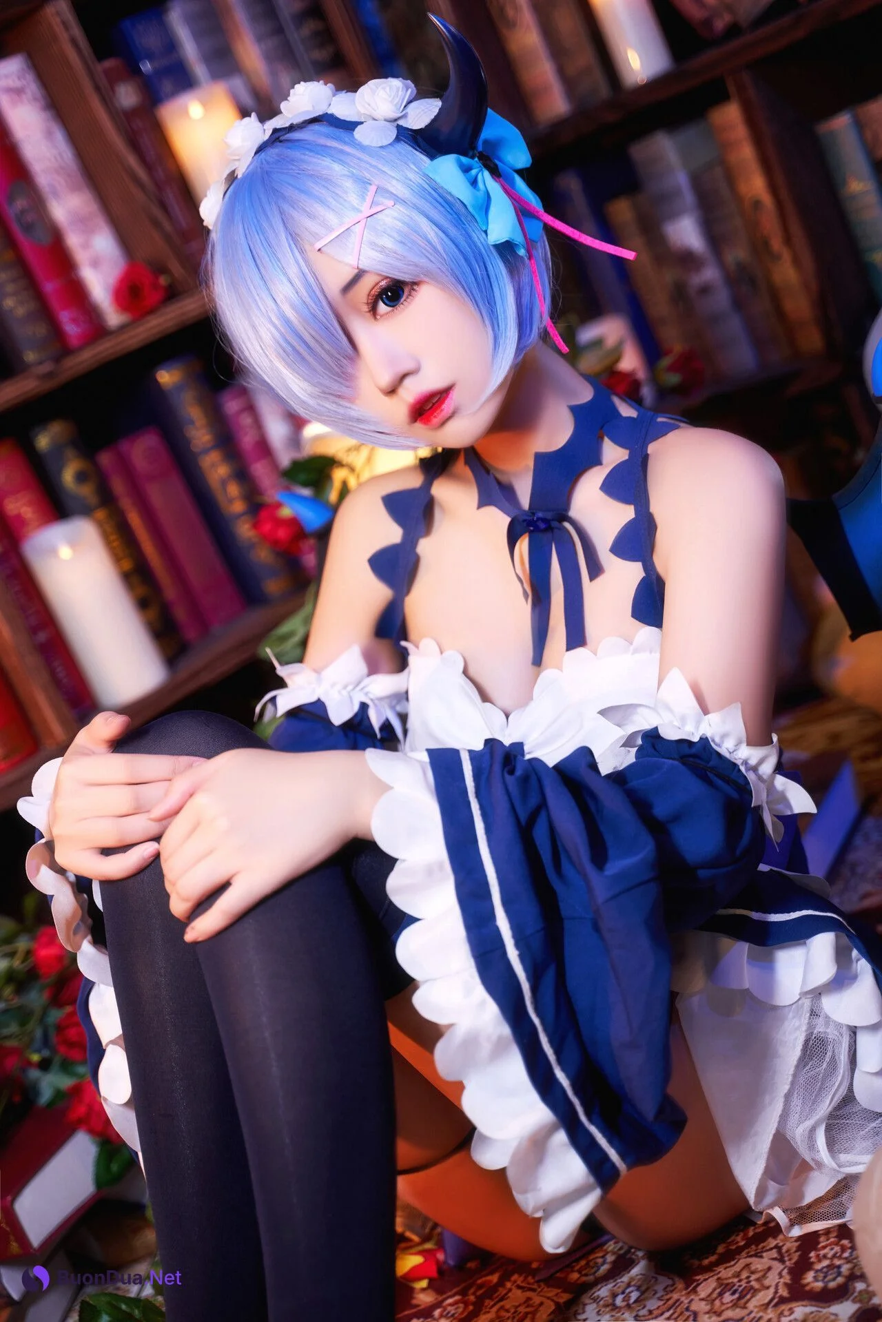 [猫君君] 雷姆小恶魔 Rem Little Devil - Photo 8
