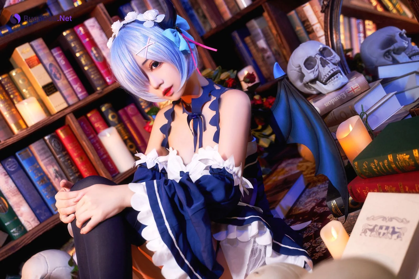 [猫君君] 雷姆小恶魔 Rem Little Devil - Photo 9