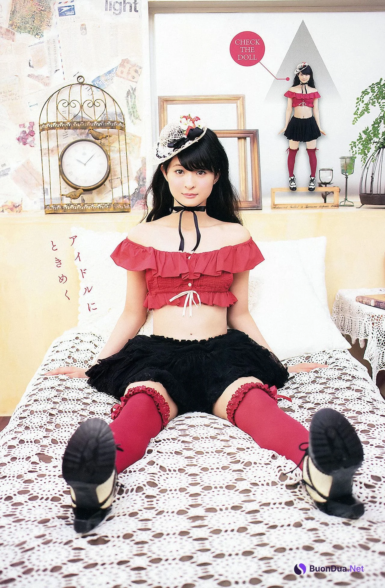 Rena Matsui 松井玲奈, Airi Furukawa 古川愛李, Shiori Ogiso 小木曽汐莉, Akari Suda 須田亜香里, Young Animal 2012 No.18 - 写真 15