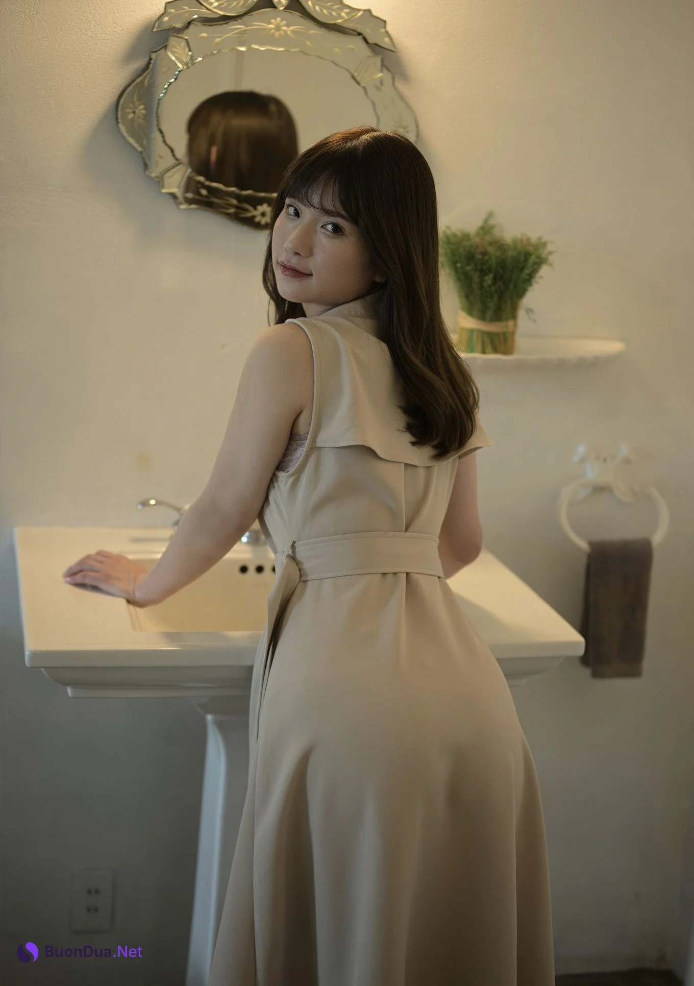 Rena Momozono 桃園怜奈, 週刊現代デジタル写真集 「プレミアムヌードシリーズ ナニワ天然乳」 Set.01 - รูปภาพ 10