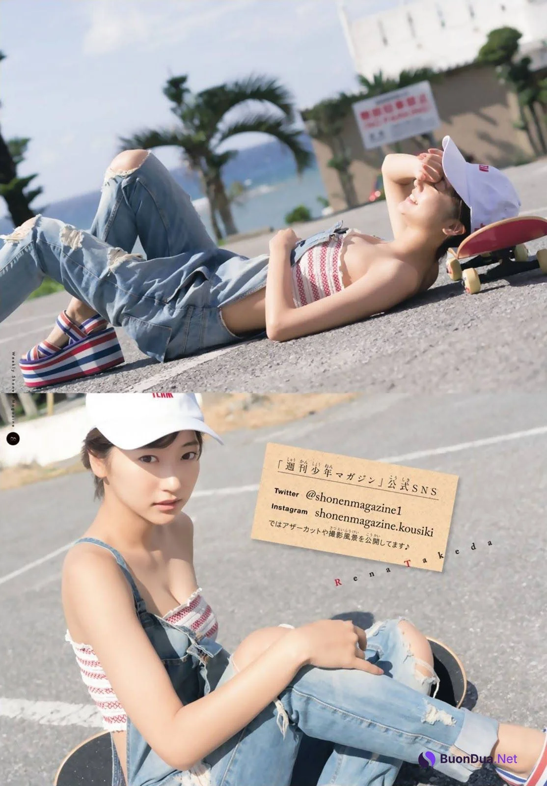 Rena Takeda 武田玲奈, Shonen Magazine 2019 No.51 (少年マガジン 2019年51号) - Photo 9