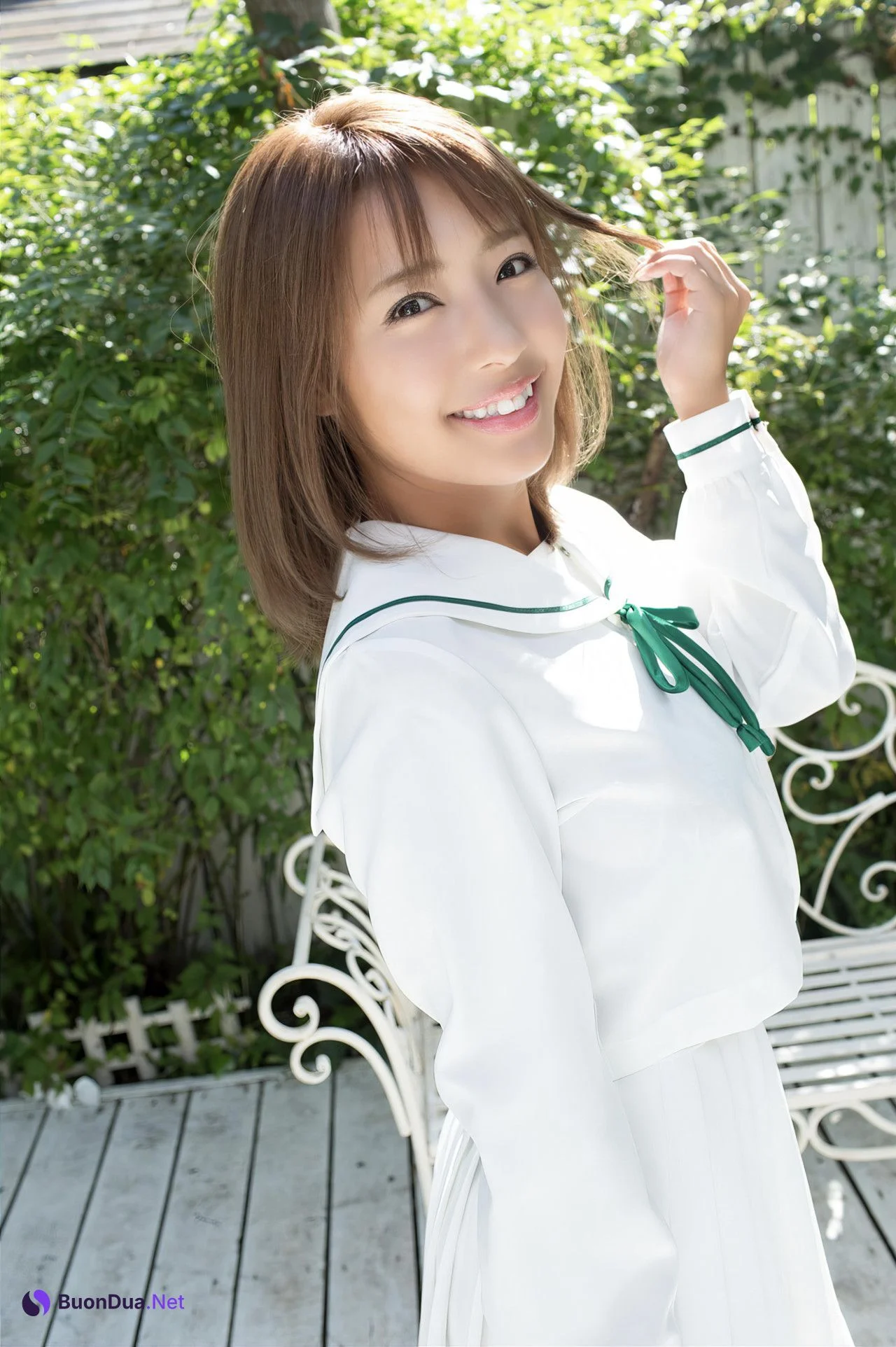 Rina Hashimoto 橋本梨菜, アサ芸 Secret! デジタル写真集 [姉セーラースペシャル vol.2 二学期のキミが眩しくて] Set.01 - Photo 2