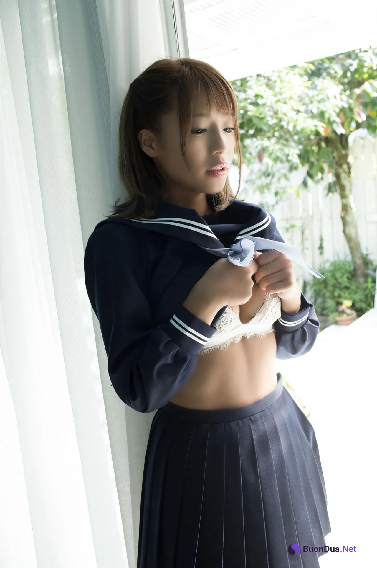 Rina Hashimoto 橋本梨菜, アサ芸 Secret! デジタル写真集 [姉セーラースペシャル vol.2 二学期のキミが眩しくて] Set.02 - Photo 4