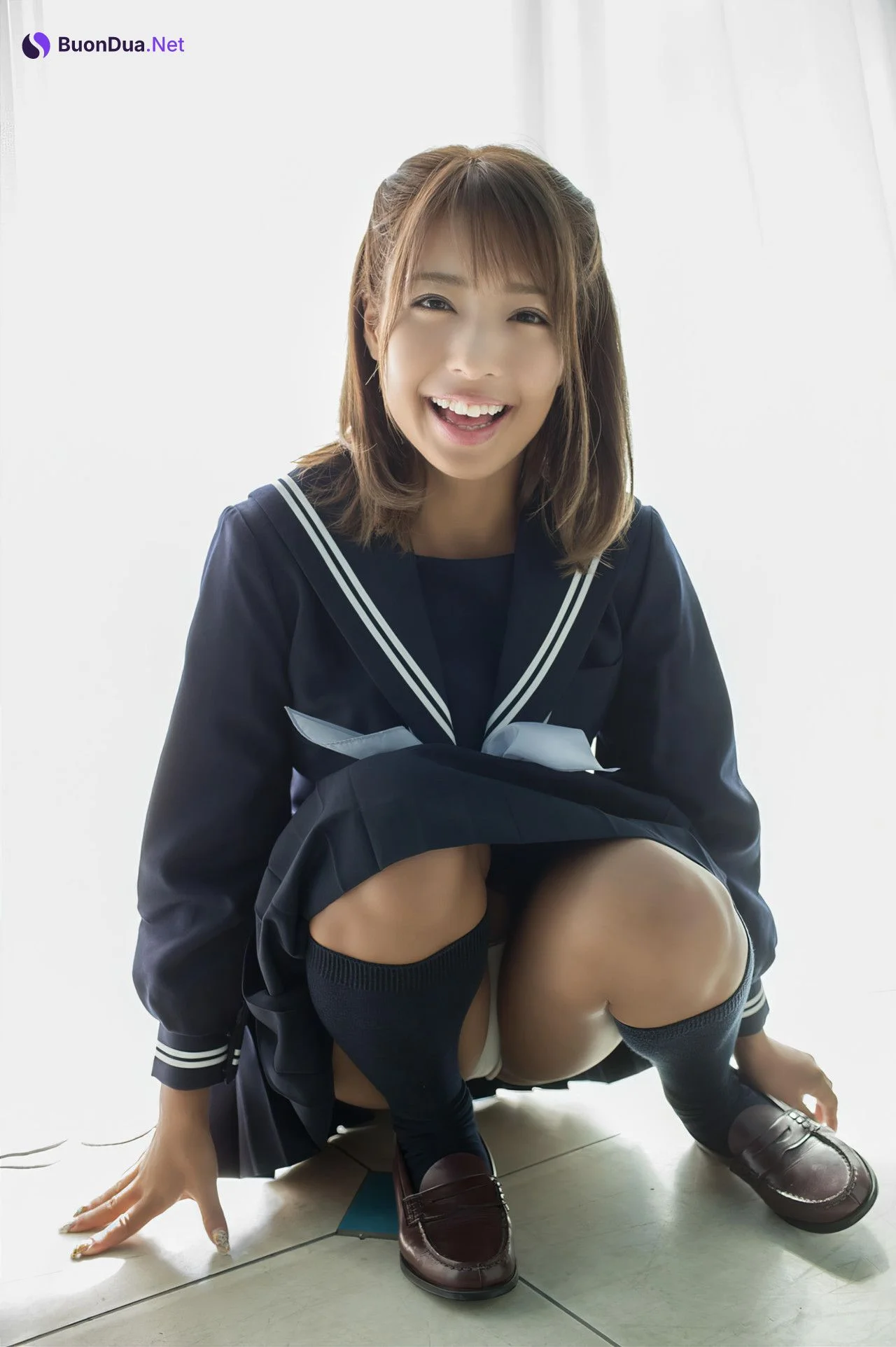 Rina Hashimoto 橋本梨菜, アサ芸 Secret! デジタル写真集 [姉セーラースペシャル vol.2 二学期のキミが眩しくて] Set.02 - Photo 6