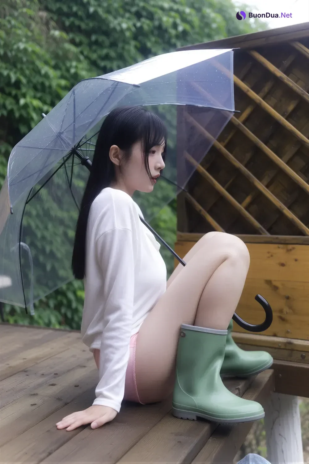 Rinaモモリナ – MAXIM 「Wet In The Rain – OUTSIDE」 - Photo 12