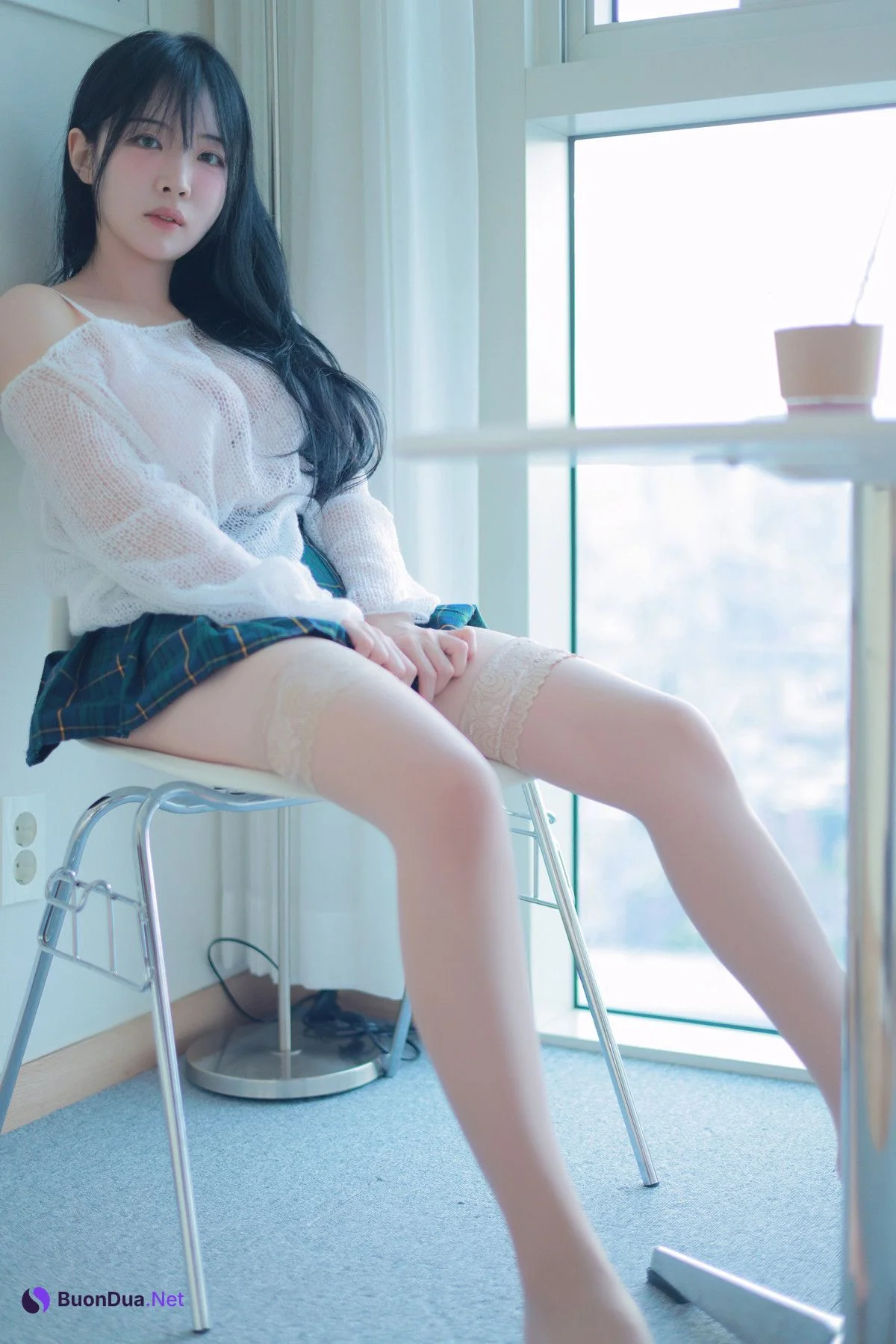 Rinaモモリナ, Patreon ‘Extra-short Plaid Skirt’ Set.01 - Photo 11