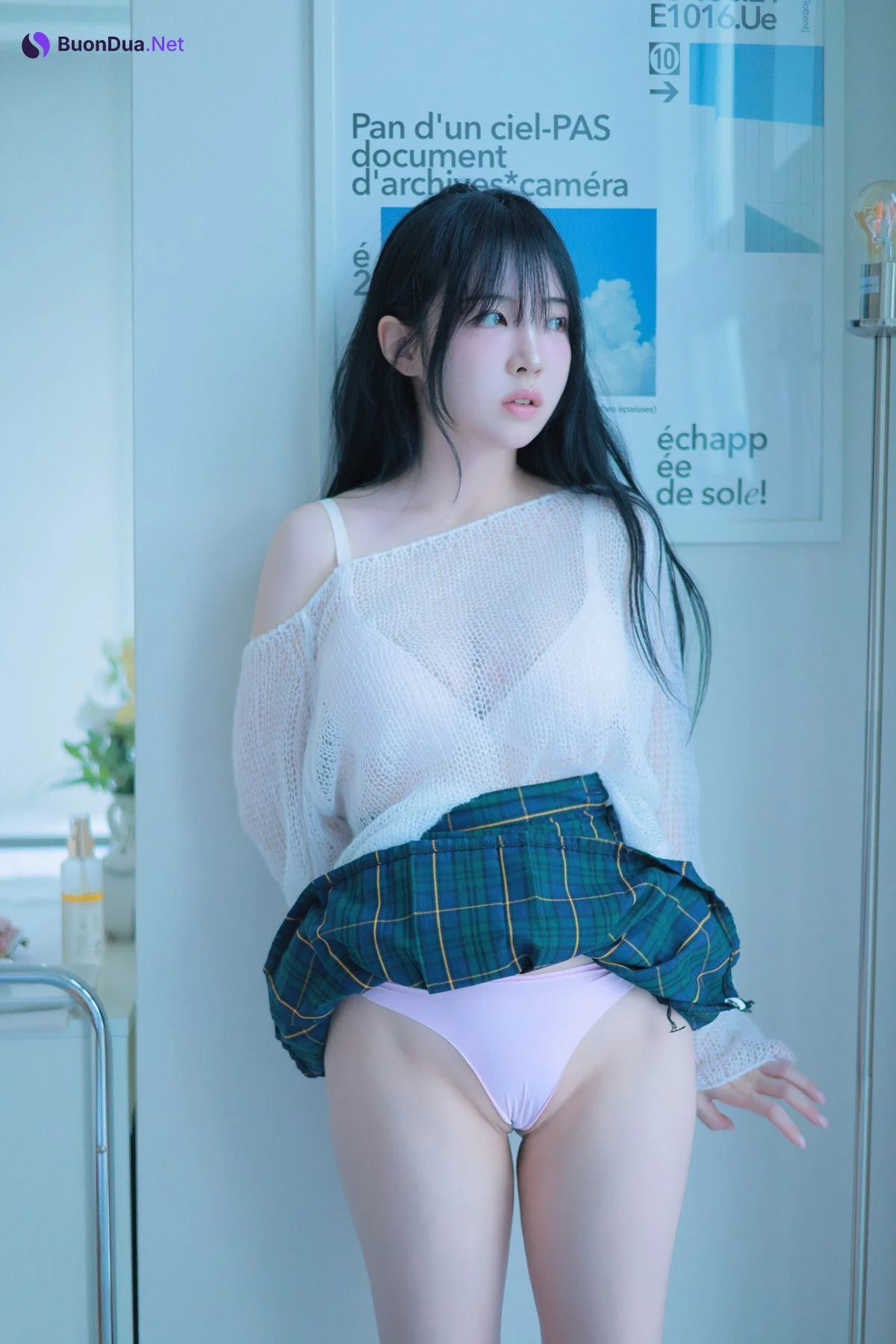 Rinaモモリナ, Patreon ‘Extra-short Plaid Skirt’ Set.01 - Photo 9
