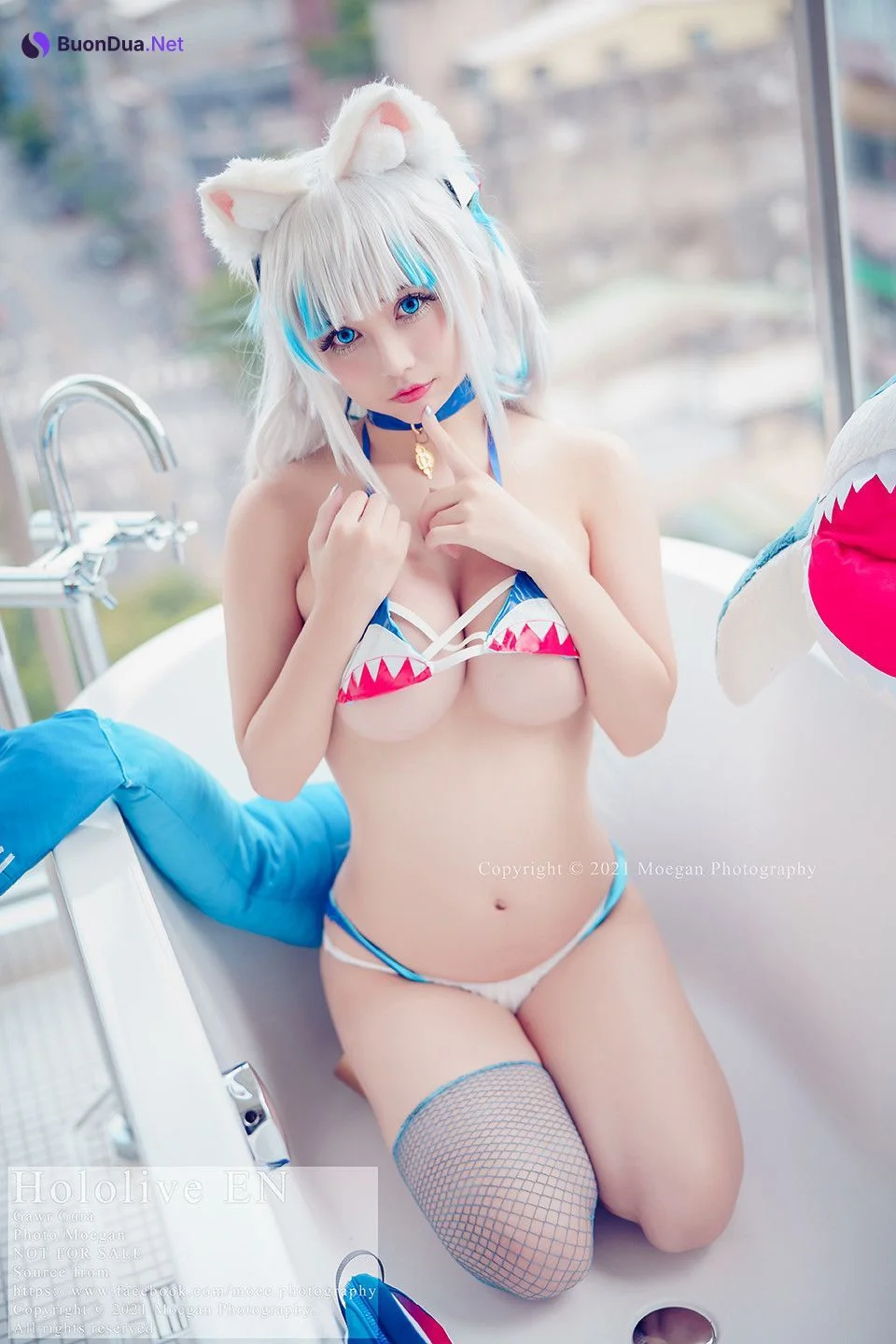 [沖田凜花Rinka] Gawr Gura, bikini ver. (ホロライブ) - Photo 6