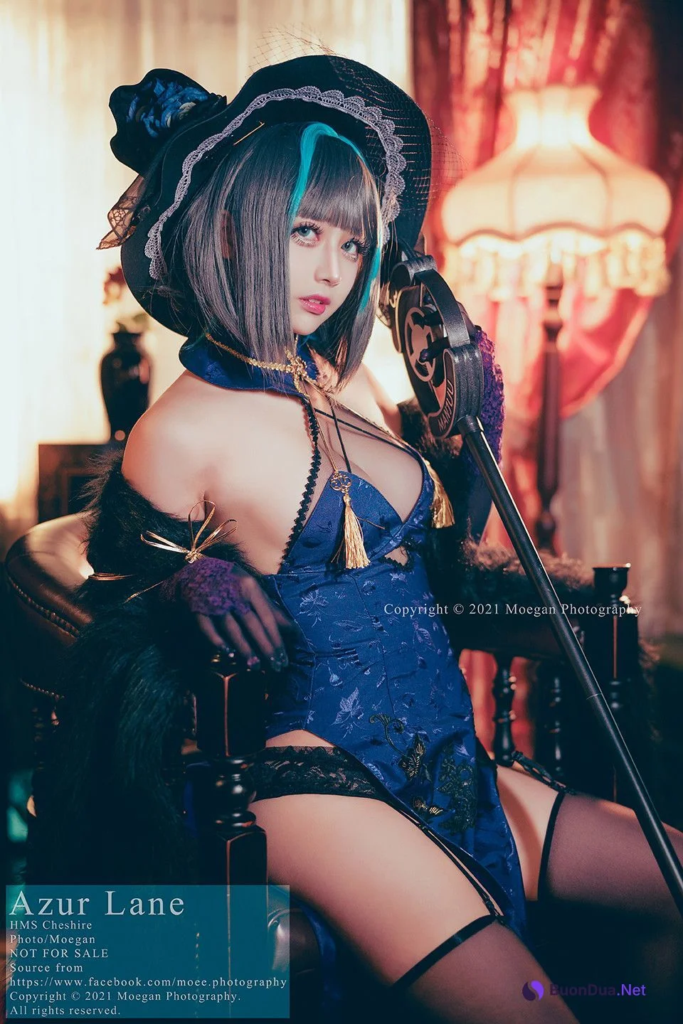 [沖田凜花Rinka] HMS Cheshire, cheongsam ver. (アズールレーン) - Photo 4