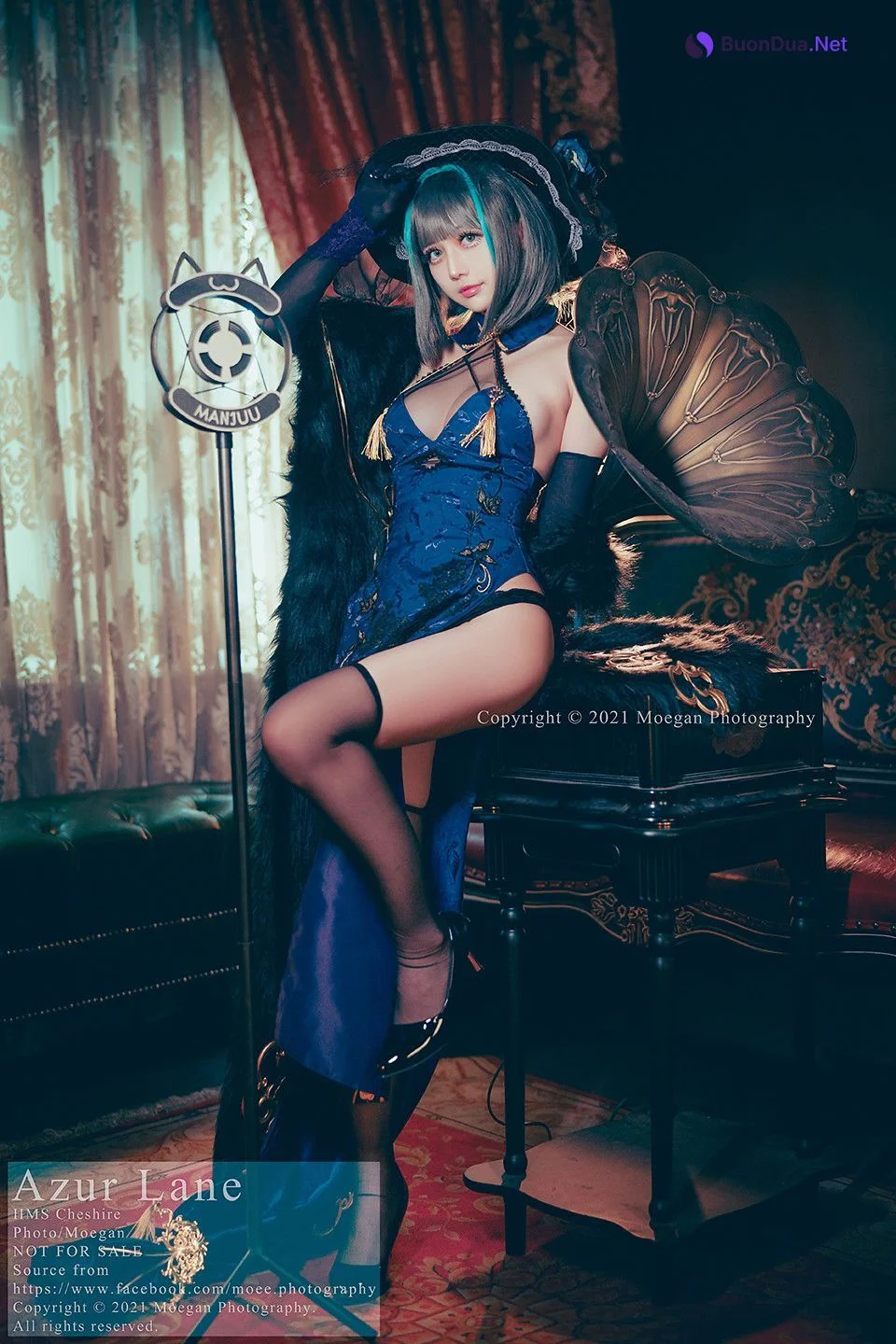 [沖田凜花Rinka] HMS Cheshire, cheongsam ver. (アズールレーン) - Photo 8