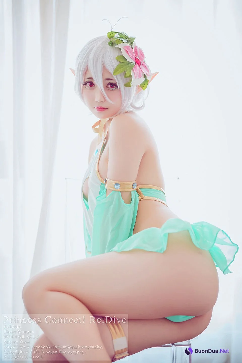 [沖田凜花Rinka] Tifa leopard lingerie Ver. & コッコロ Swimming Suit Ver. - Photo 9