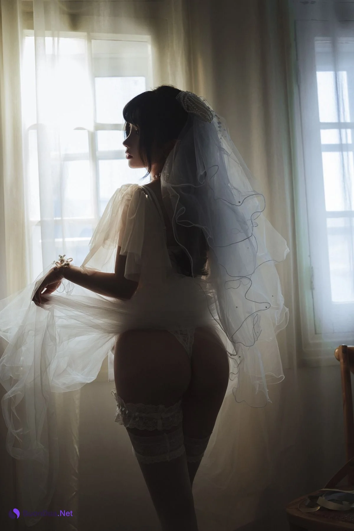 [Rioko凉凉子] 透明婚纱 - 사진 16