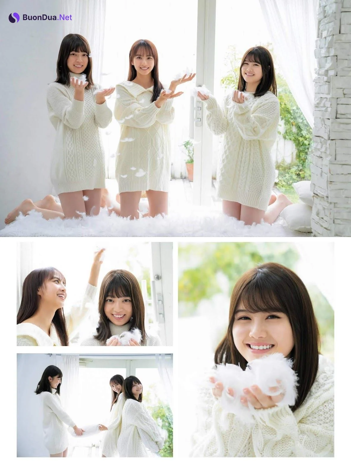 Riria Ito 伊藤理々杏, Tamami Sakaguchi 阪口珠美, Kaede Sato 佐藤楓, ENTAME 2020.02 (月刊エンタメ 2020年2月号) - รูปภาพ 2