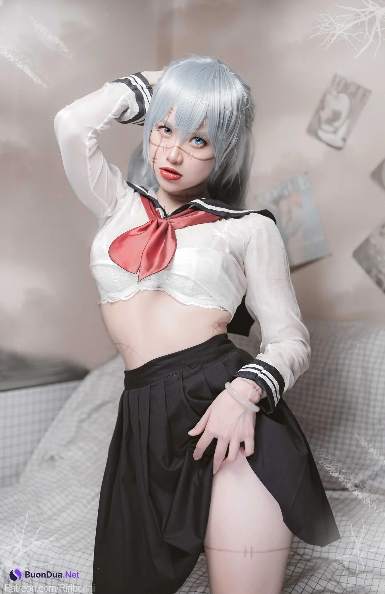 [Riribonniリリボン] Mahito 真人 Girl Ver. (Jujutsu Kaisen 呪術廻戦) - Photo 4