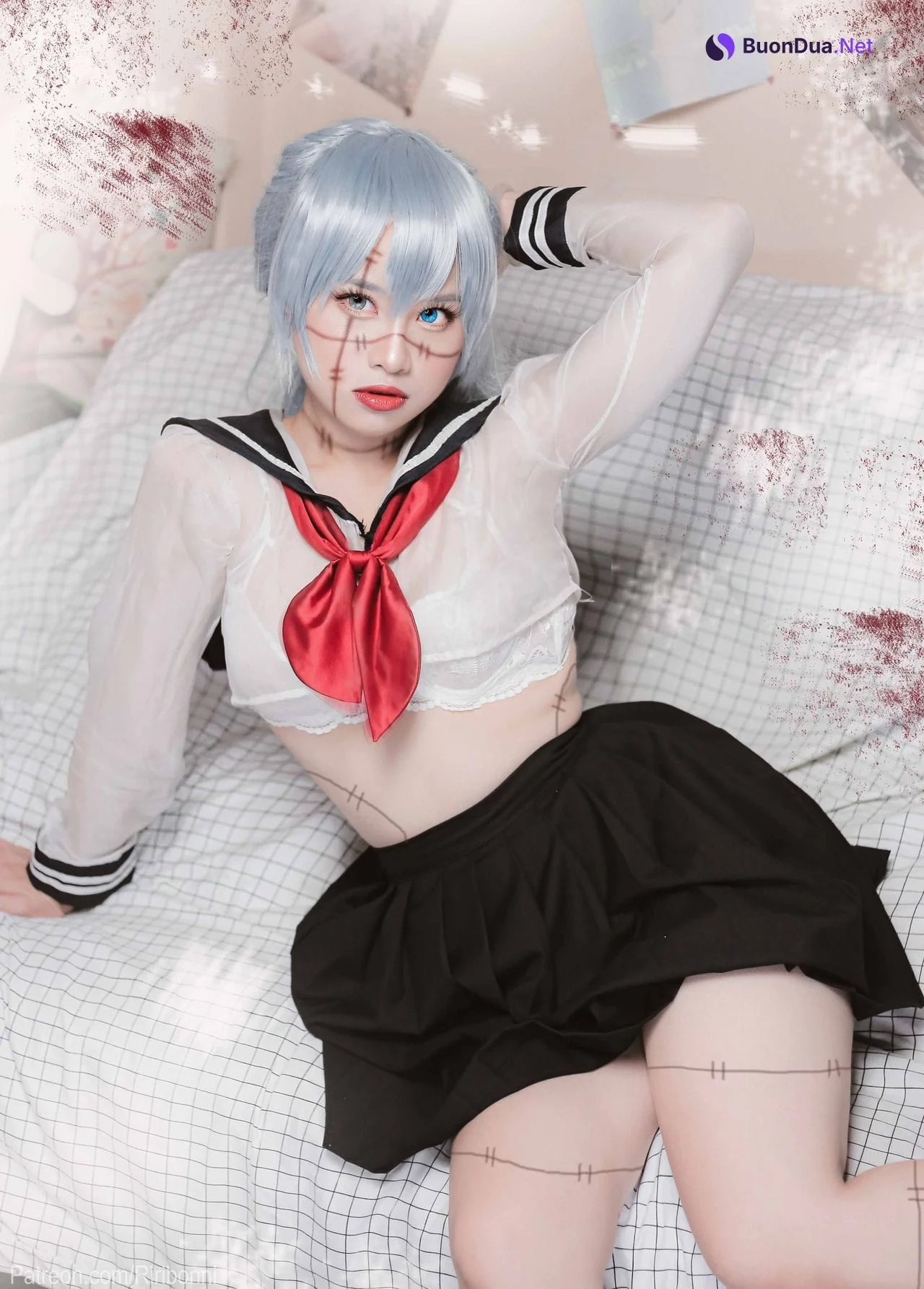 [Riribonniリリボン] Mahito 真人 Girl Ver. (Jujutsu Kaisen 呪術廻戦) - Photo 5