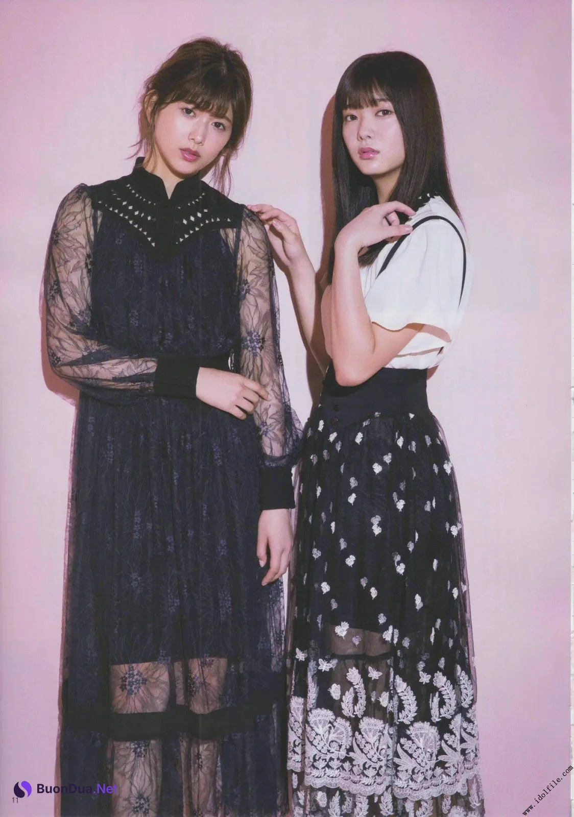 Risa Watanabe 渡邉理佐, Hono Tamura 田村保乃, B.L.T. 2019.09 (ビー・エル・ティー 2019年9月号) - Photo 5