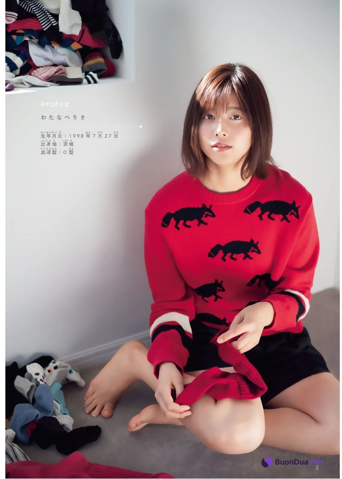 Risa Watanabe 渡邉理佐, Shonen Magazine 2019 No.12 (少年マガジン 2019年12号) - Photo 3