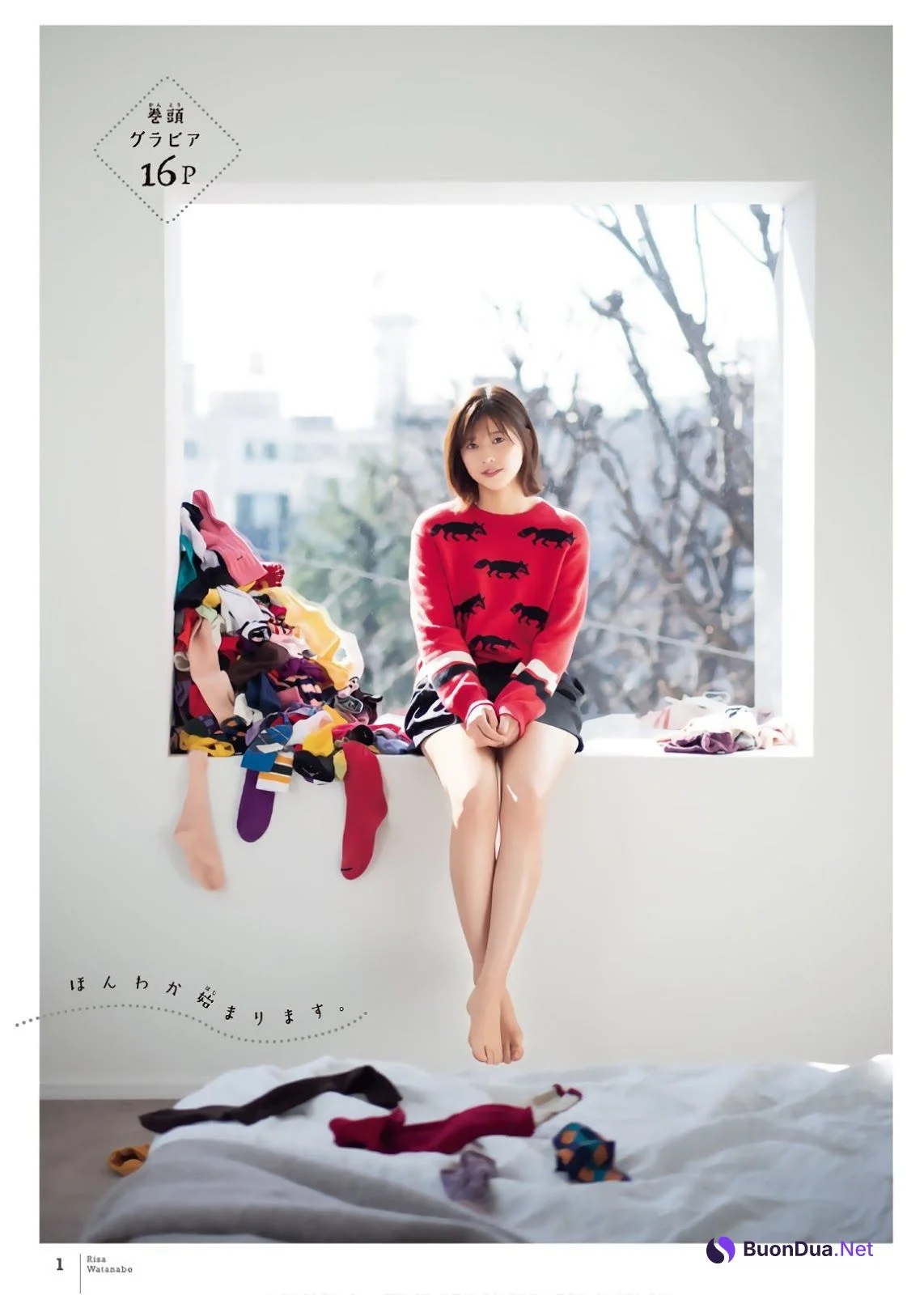 Risa Watanabe 渡邉理佐, Shonen Magazine 2019 No.12 (少年マガジン 2019年12号) - Photo 5