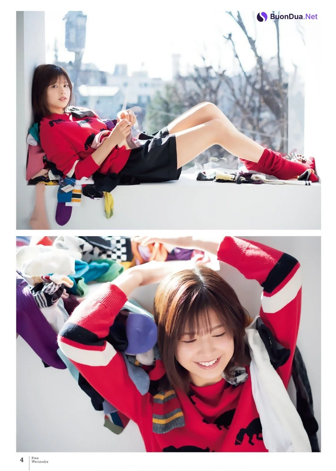 Risa Watanabe 渡邉理佐, Shonen Magazine 2019 No.12 (少年マガジン 2019年12号) - Photo 6