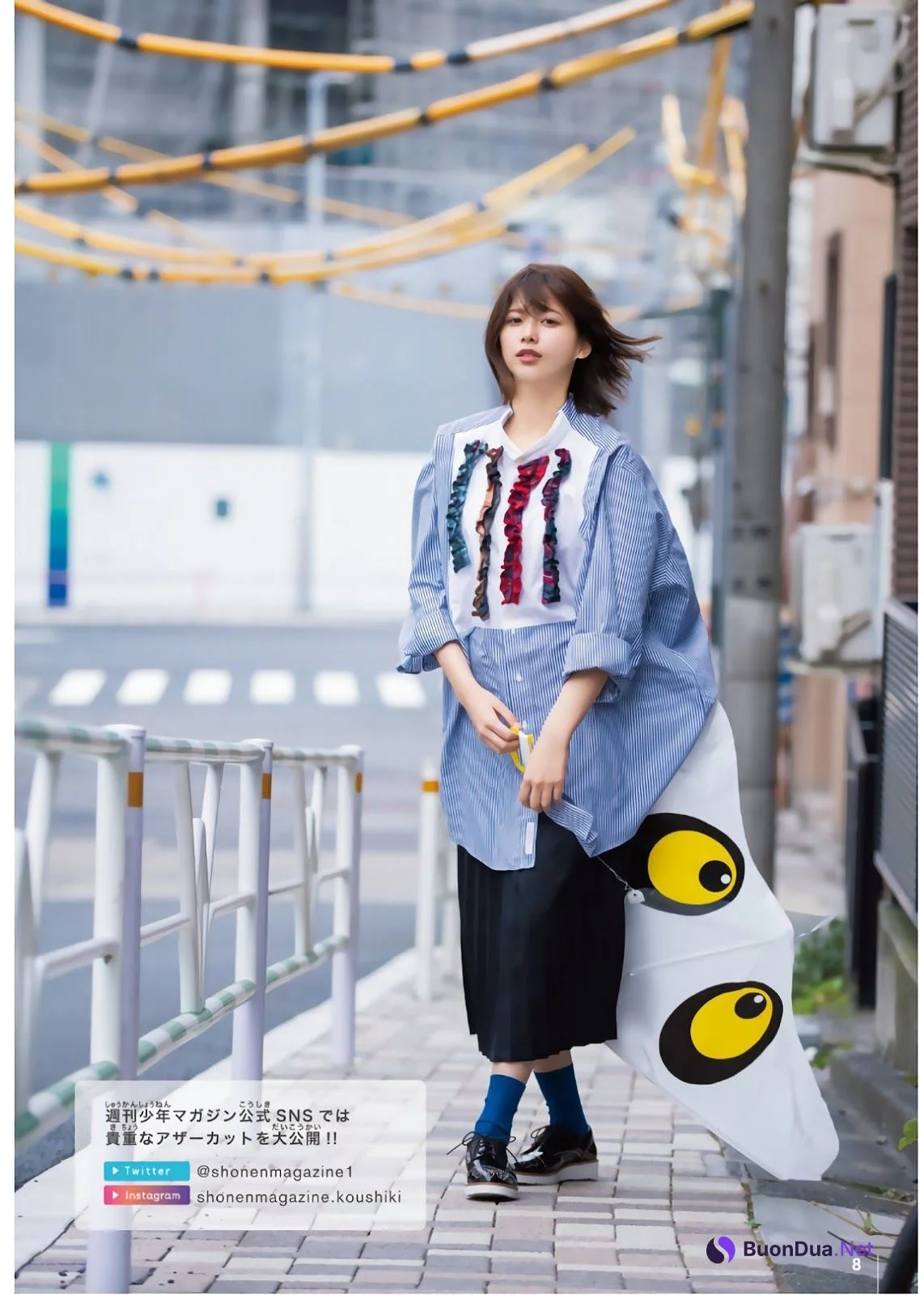 Risa Watanabe 渡邉理佐, Shonen Magazine 2019 No.12 (少年マガジン 2019年12号) - Photo 7