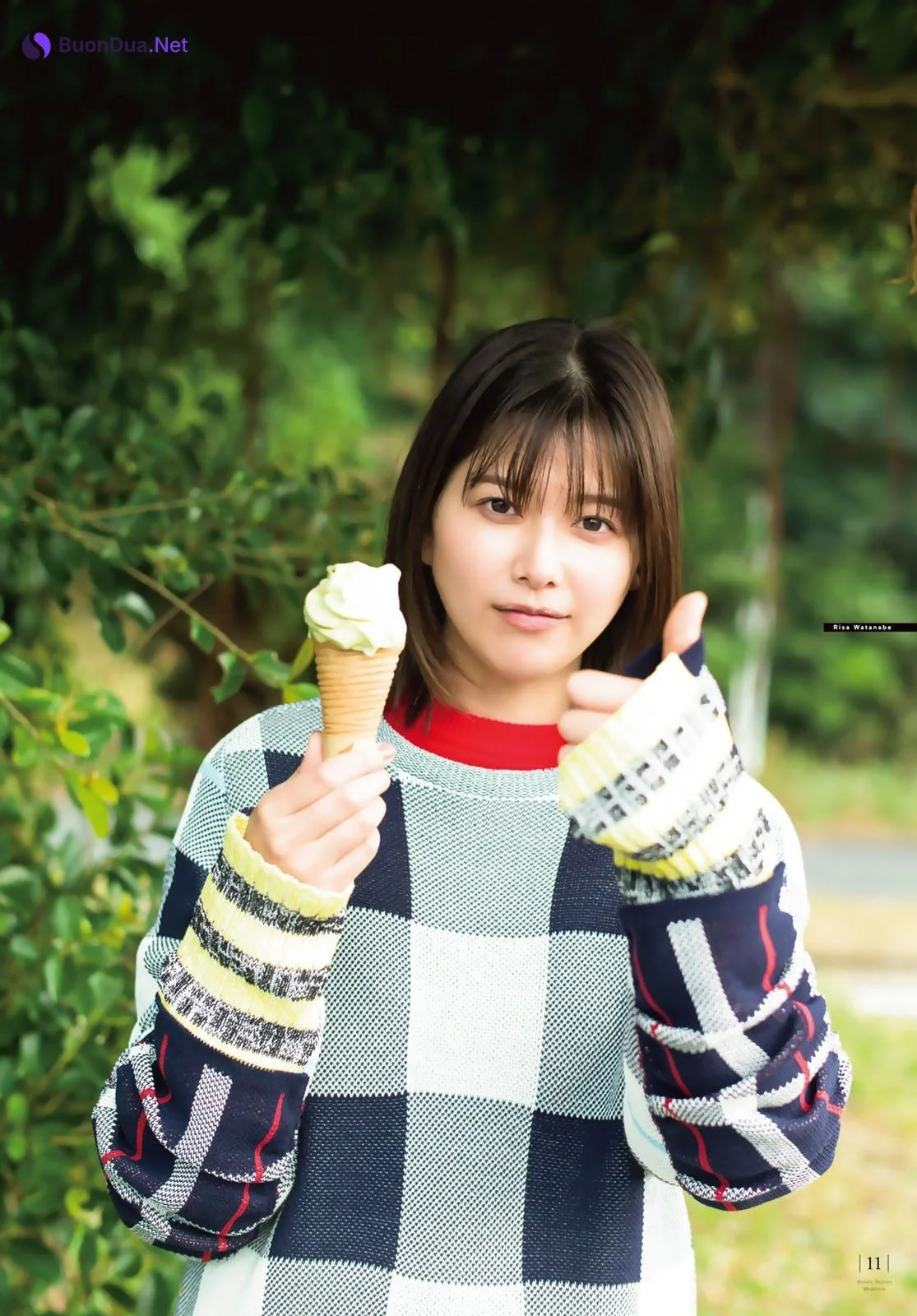 Risa Watanabe 渡邉理佐, Shonen Magazine 2023 No.13 (週刊少年マガジン 2023年13号) - Photo 14