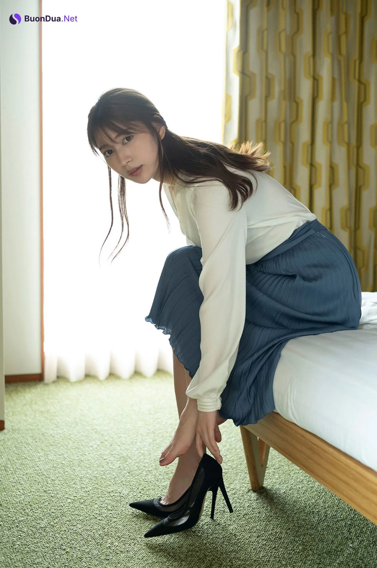 Risa Yukihira 雪平莉左, FLASHデジタル写真集 [昼下がりのホテルで] Set.01 - Photo 8