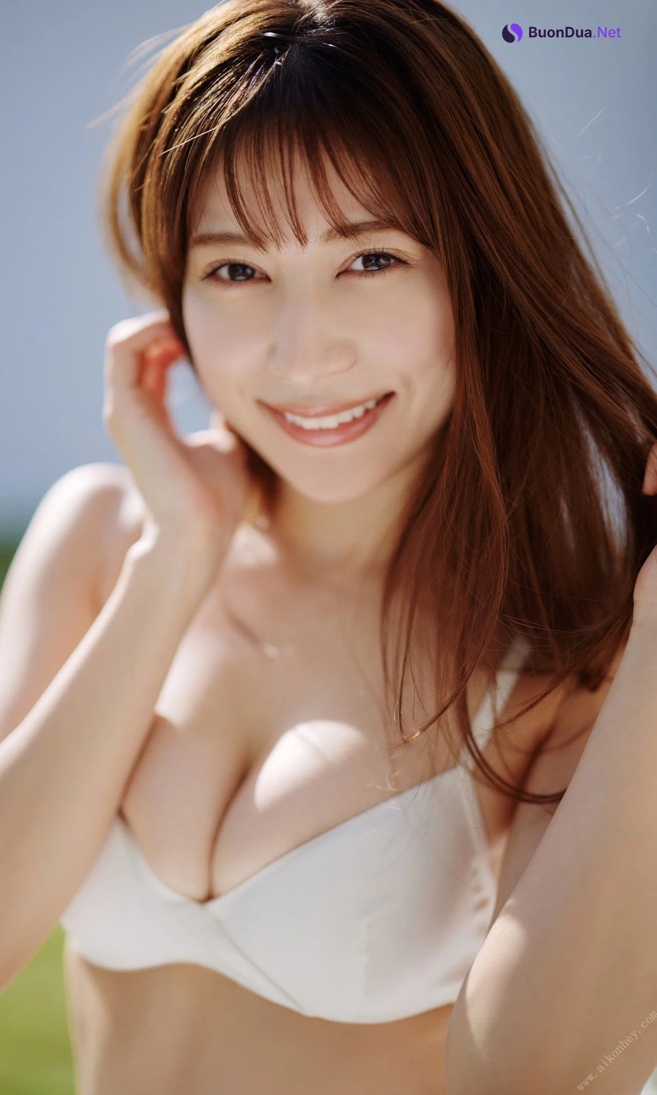 Risa Yukihira 雪平莉左, 週プレ Photo Book 「凜として、純白。」 Set.01 - Photo 12