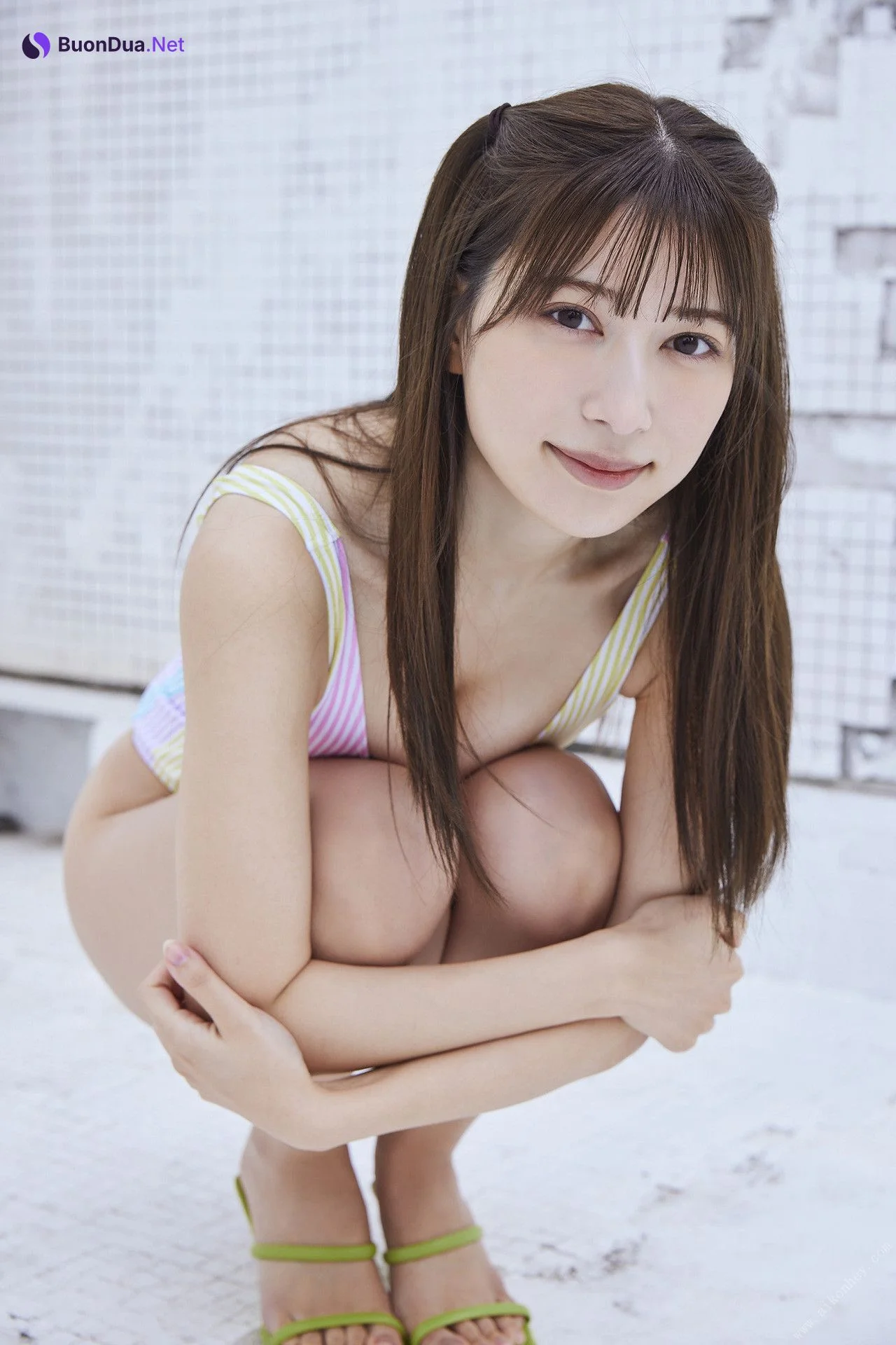 Risa Yukihira 雪平莉左, 漫画アクションデジタル写真集 「Spring Groove」 Set.01 - Photo 8