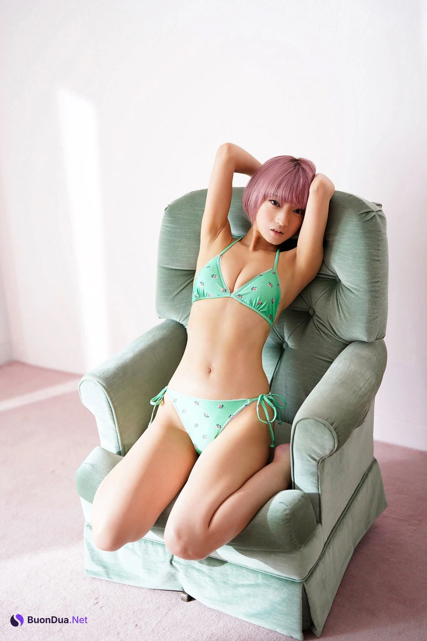 Rosiel Kasyou 火将ロシエル, ヤンマガWeb が水着でカンフー Set.01 - Photo 6