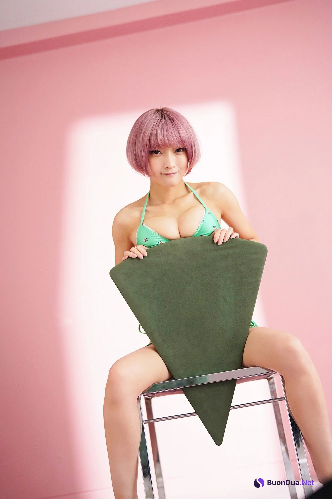 Rosiel Kasyou 火将ロシエル, ヤンマガWeb が水着でカンフー Set.01 - Photo 8