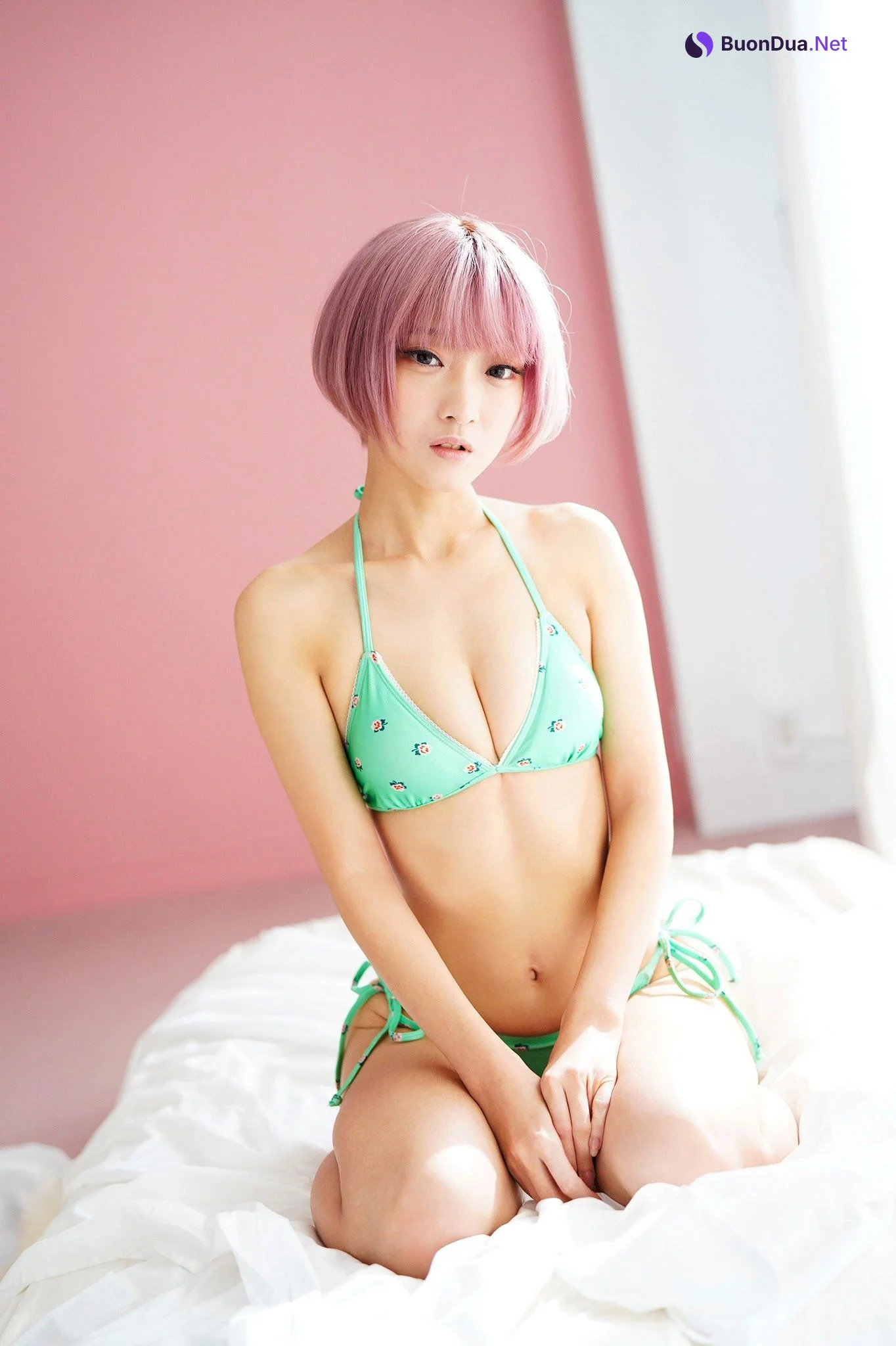 Rosiel Kasyou 火将ロシエル, ヤンマガWeb が水着でカンフー Set.01 - Photo 9