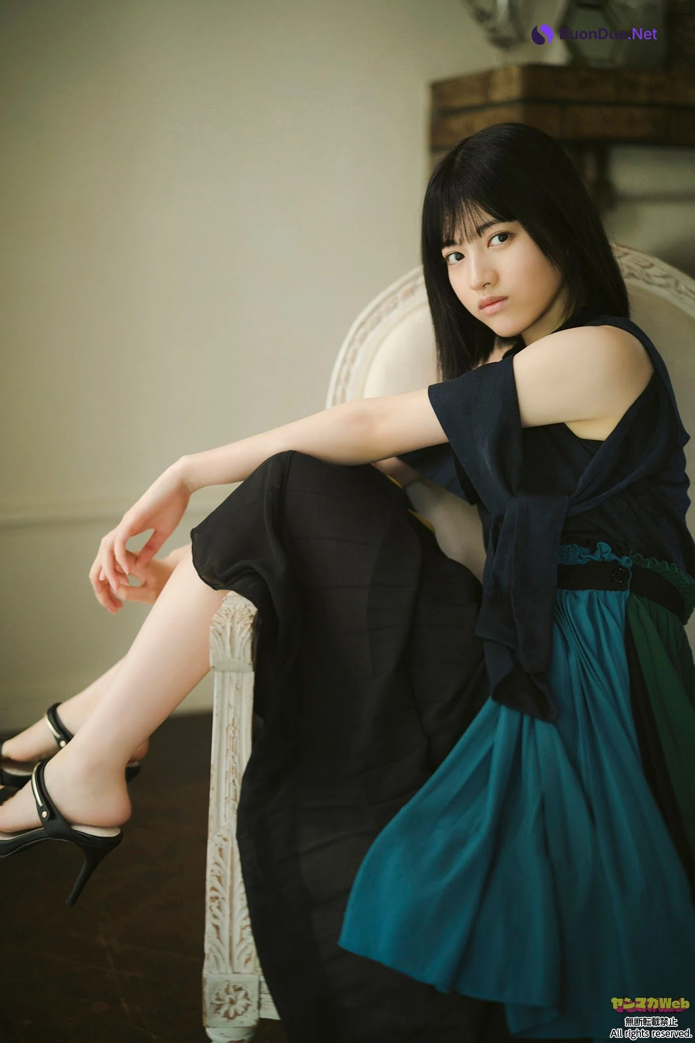 Runa Hayashi 林瑠奈, ヤンマガWeb 櫻坂46 坂道ネクストジェネレーション＋ Set.01 - Photo 4